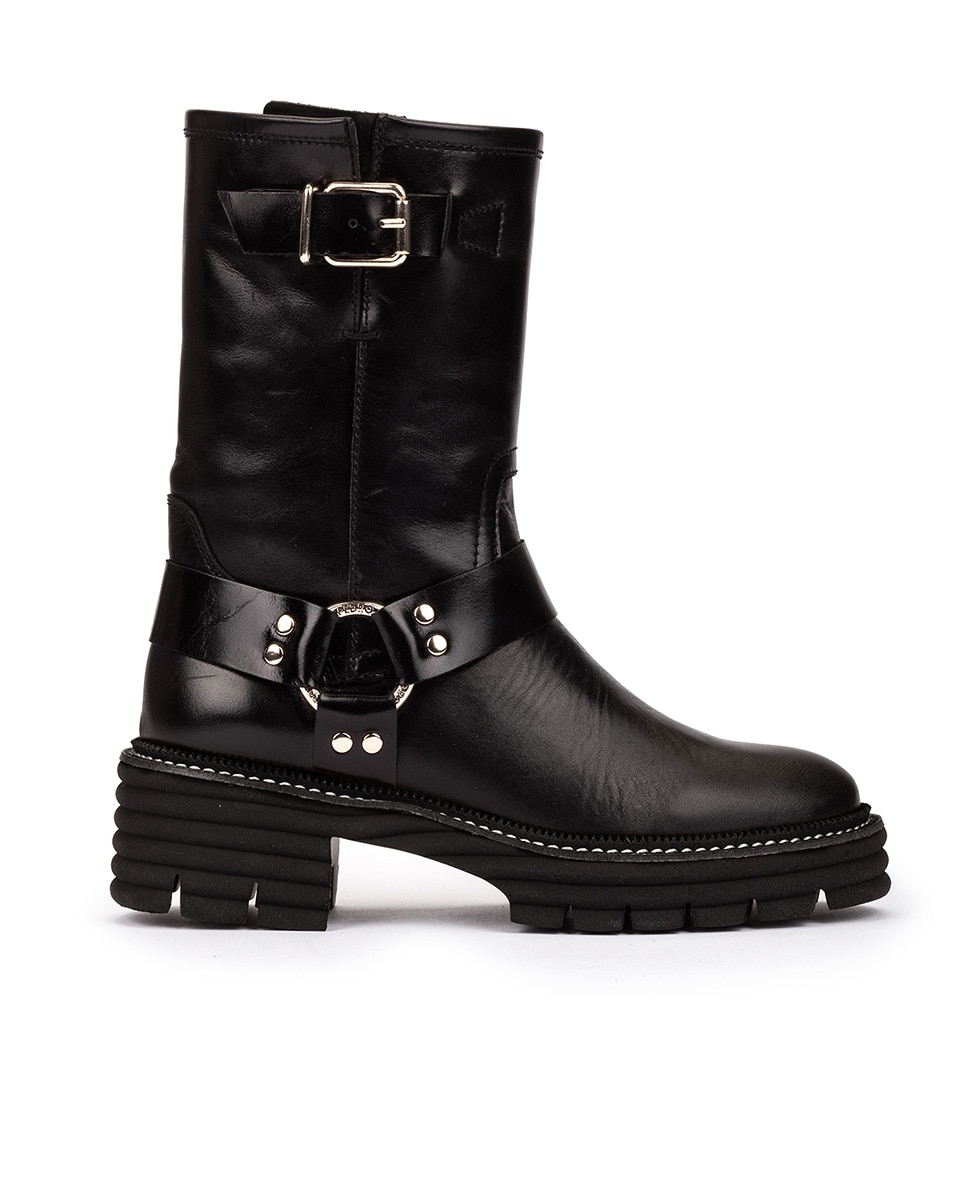 Imagem 0 de Botas de Cano Média Estilo Biker