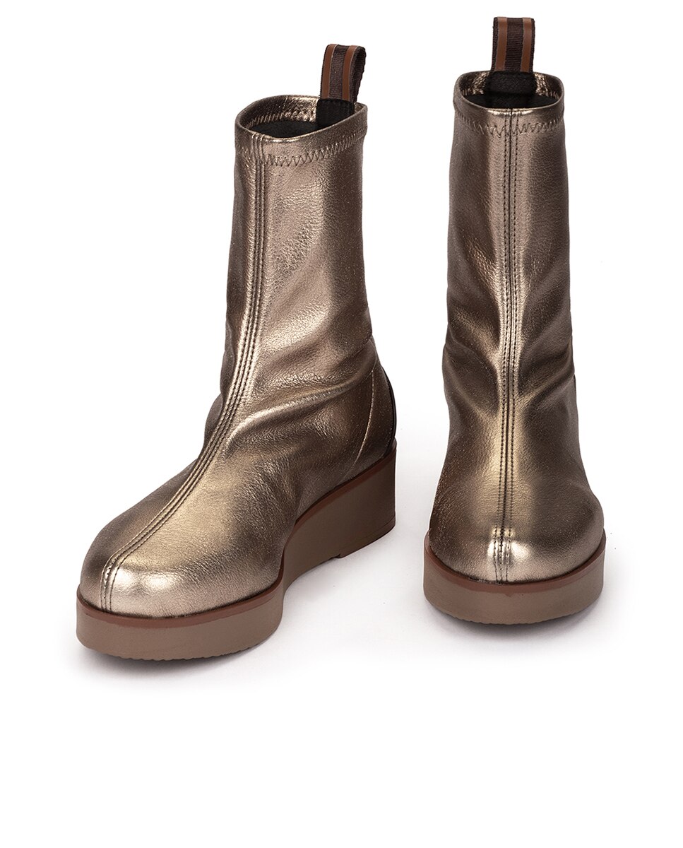 Botins Elásticos com Plataforma Ouro-3