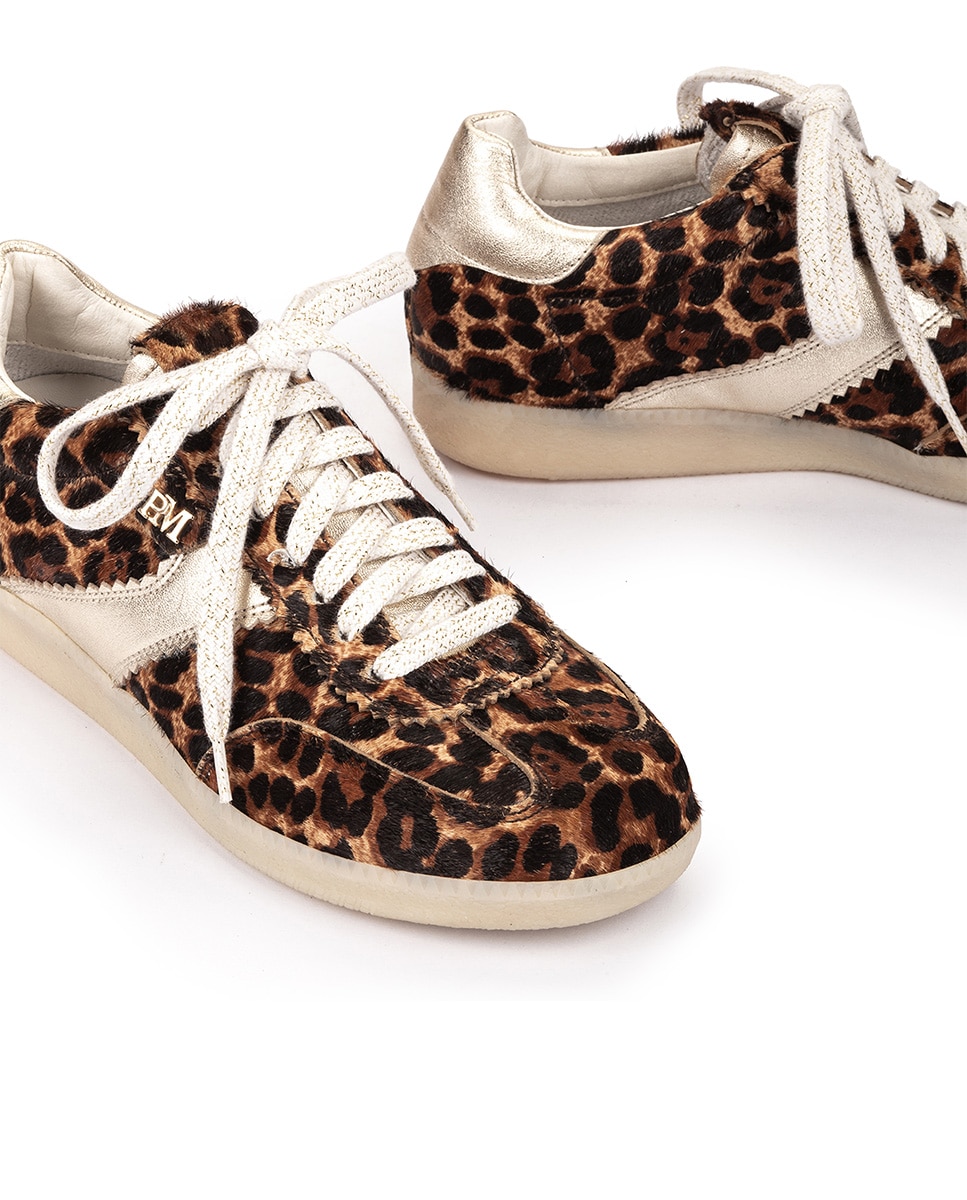 Sapatilhas Desportivas com Atacadores e Detalhes Contraste Verde pardo-4