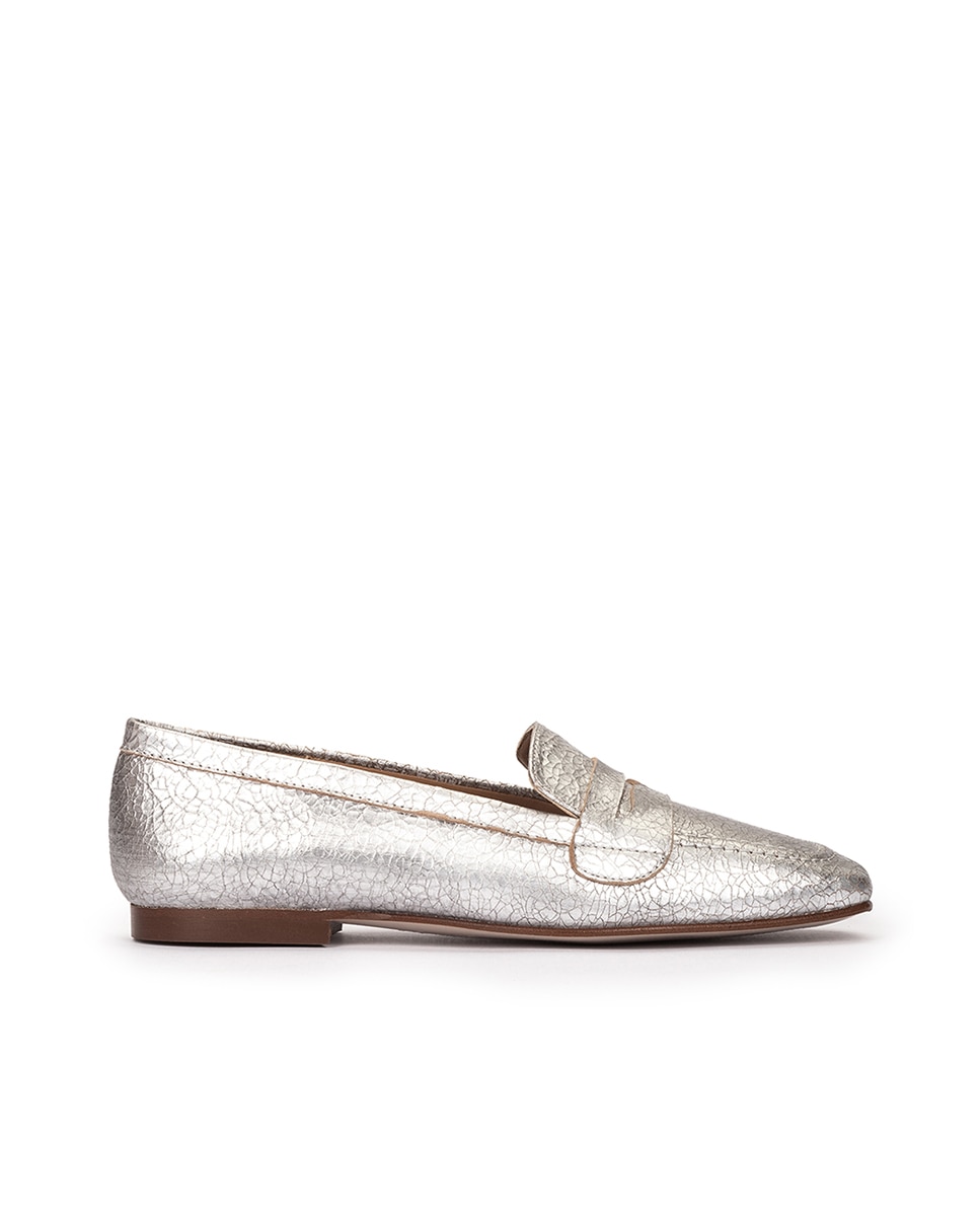 Mocassins com Antifaz Prata-1