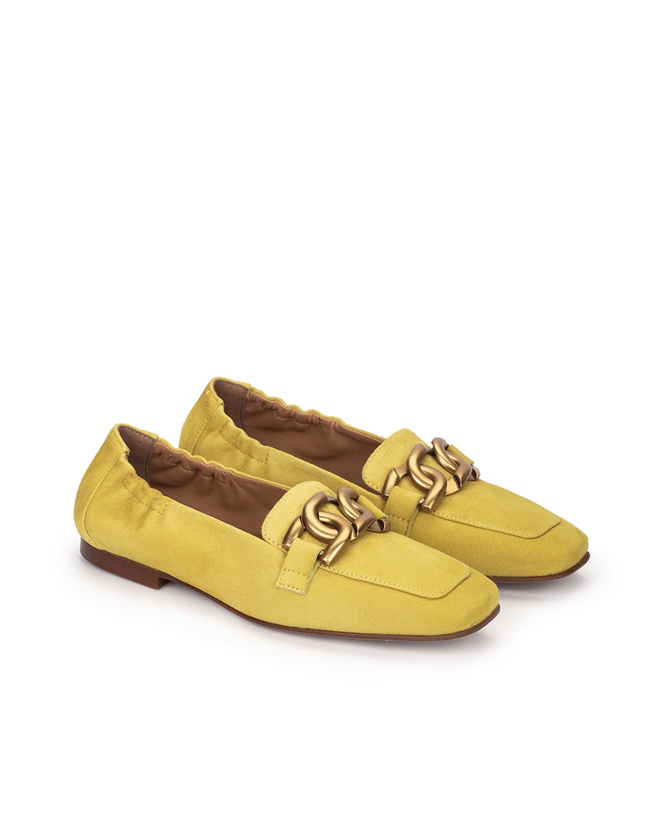Mocassins com Adorno Amarelo-2