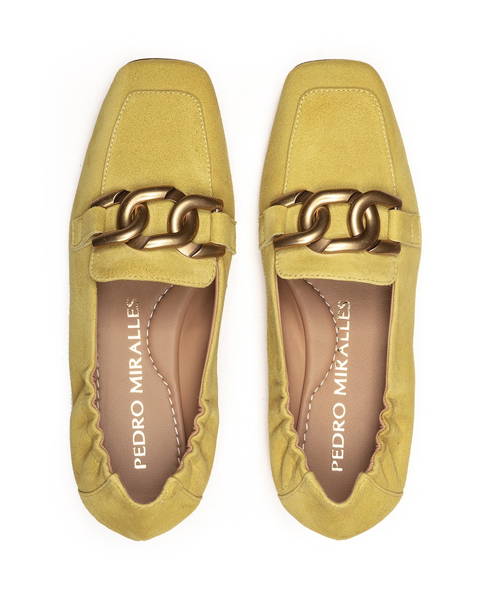 Mocassins com Adorno Amarelo-3