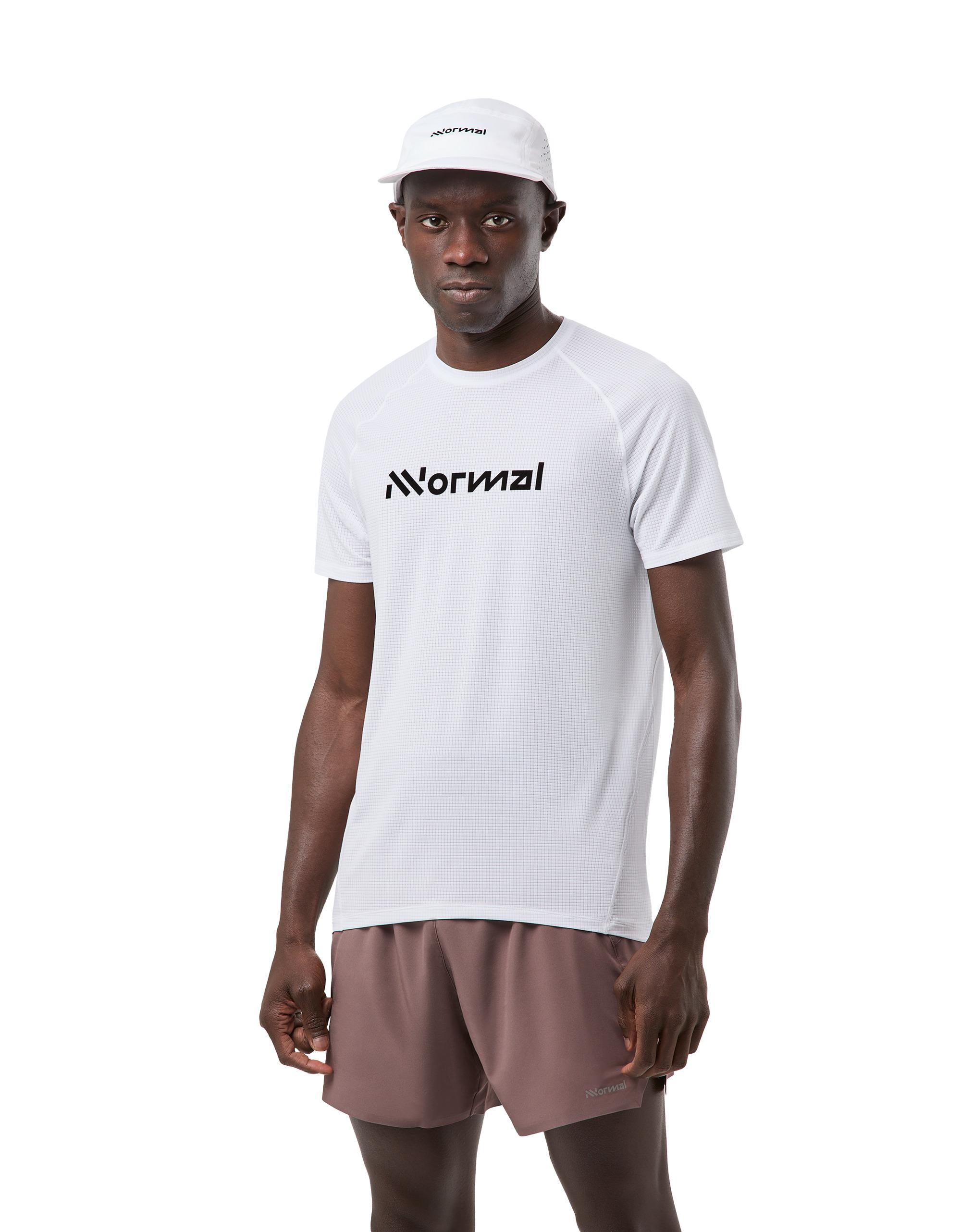 T-shirt de Running de Nnormal Branco-5