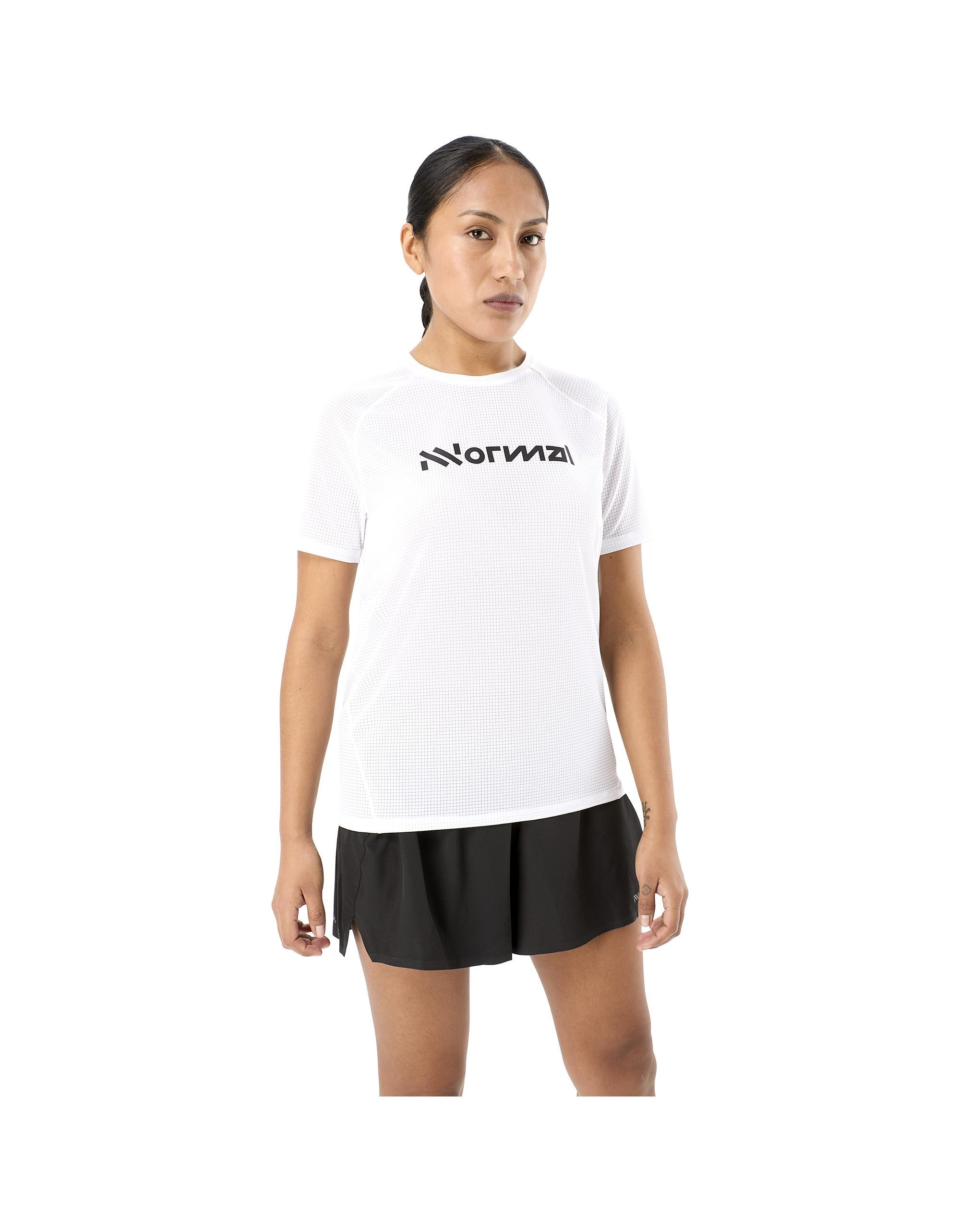 T-shirt de Running Nnormal Branco-5