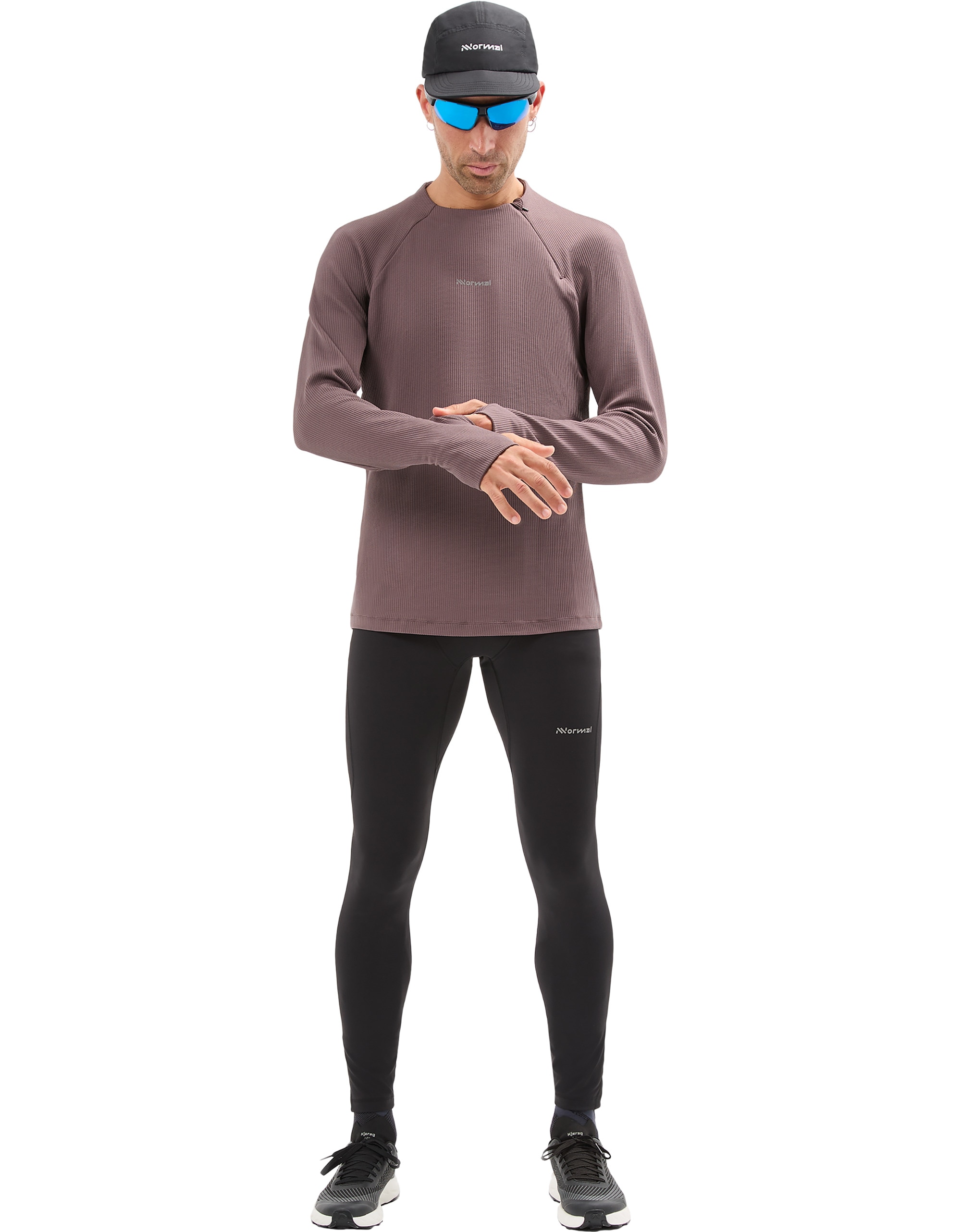 T-shirt de Manga Comprida Trail Nnormal Roxo-2