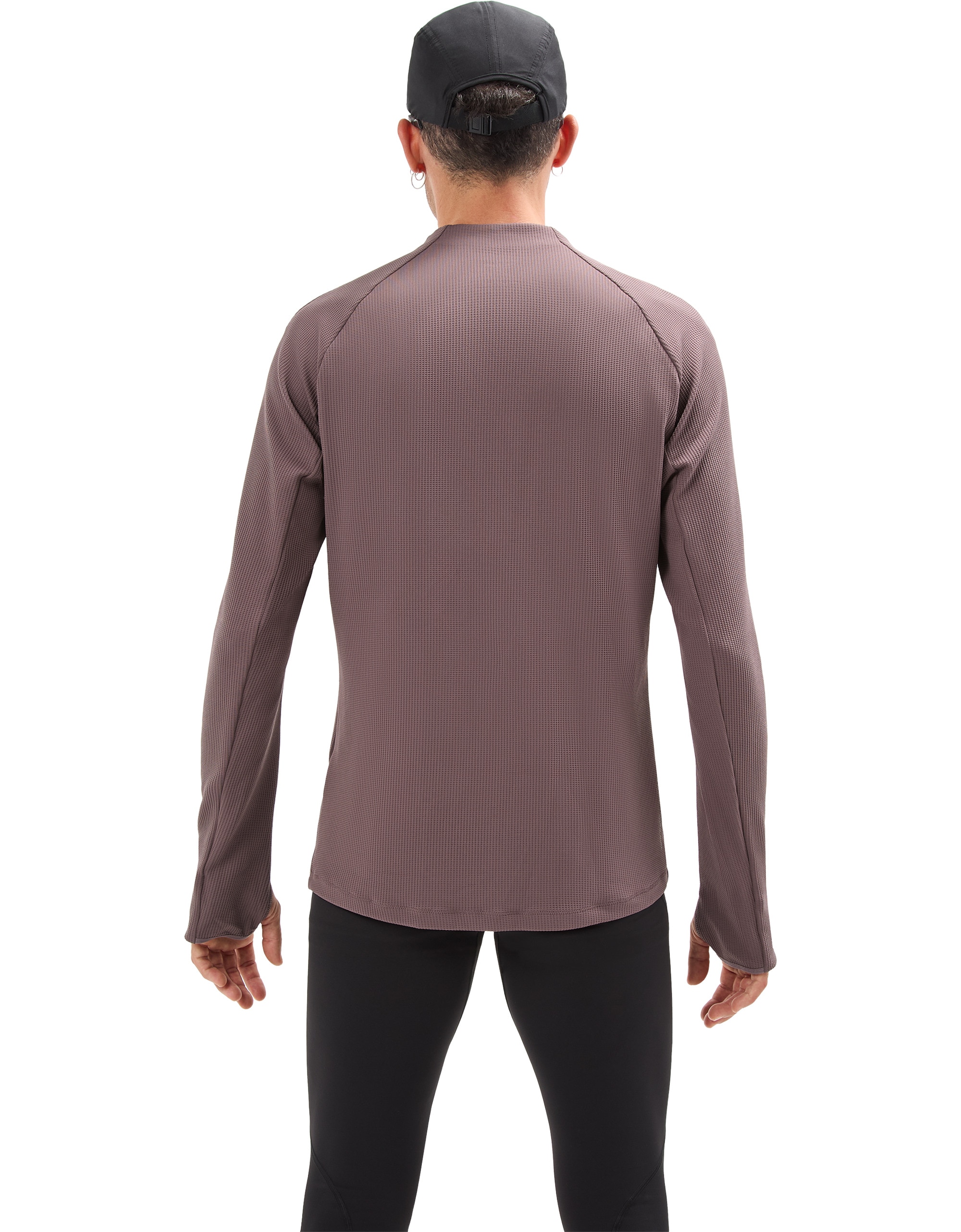 T-shirt de Manga Comprida Trail Nnormal Roxo-3