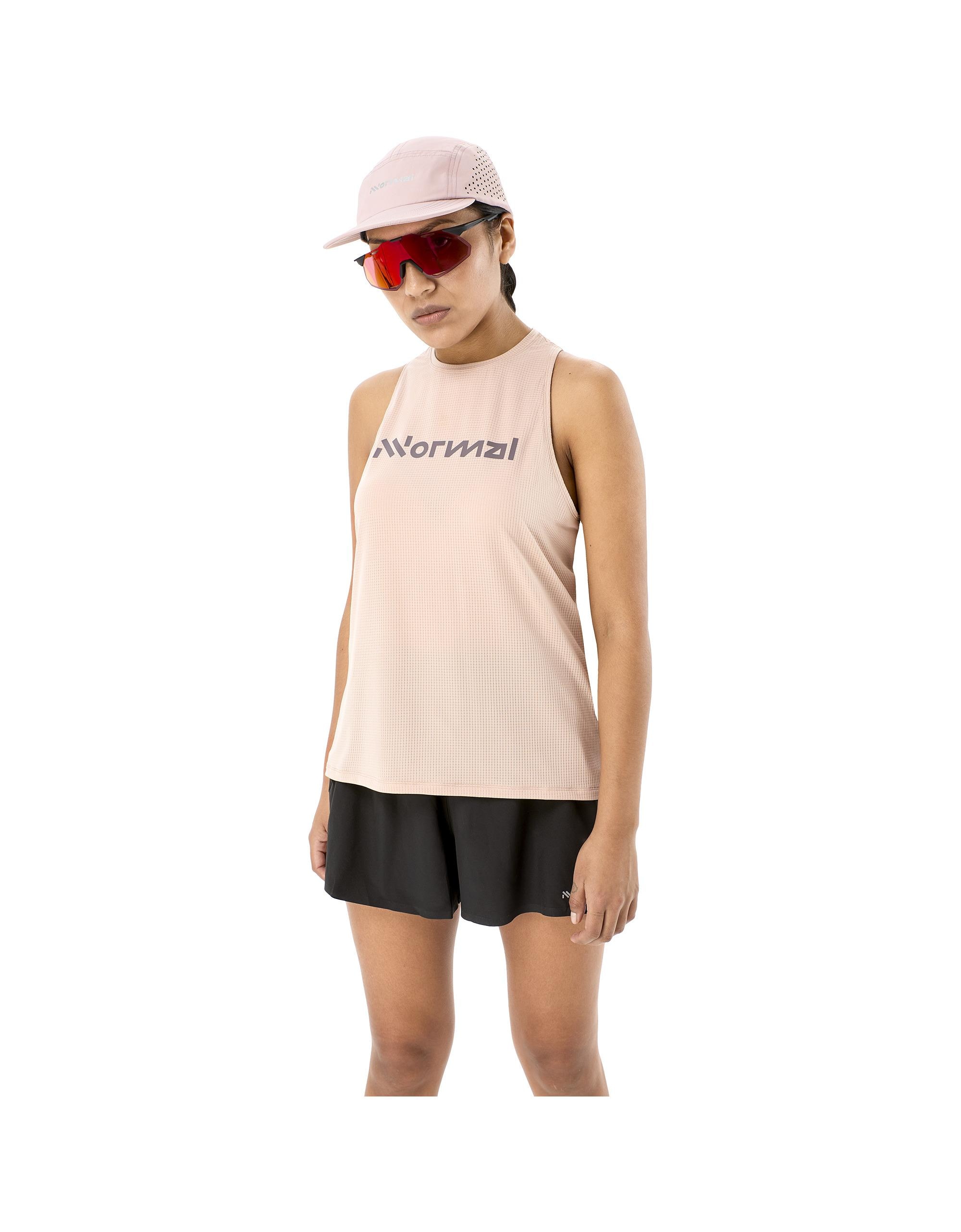 T-shirt sem Mangas Nnormal Rosa-5