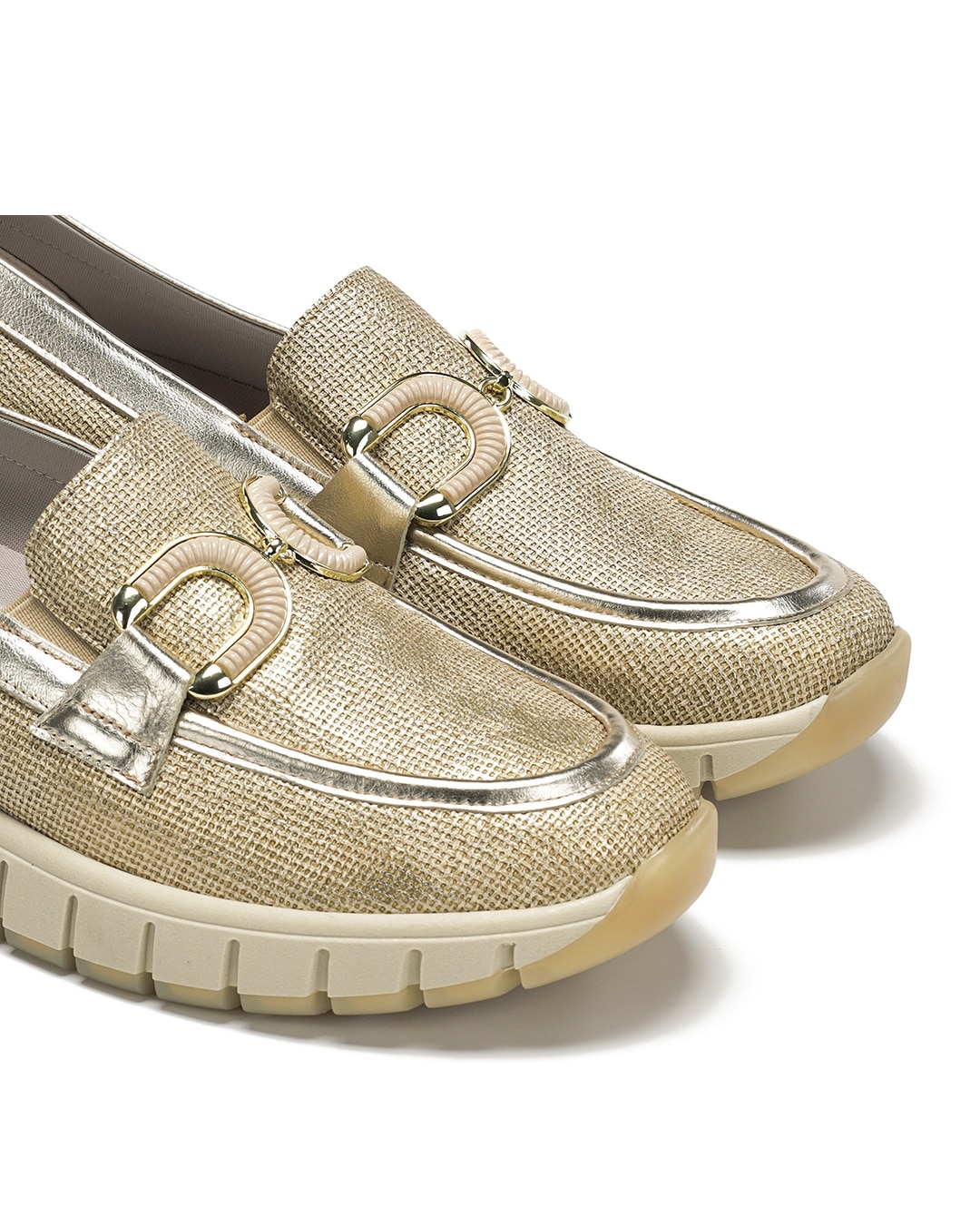 Sapatos Confort Fabricados em Têxtil Castanho-6