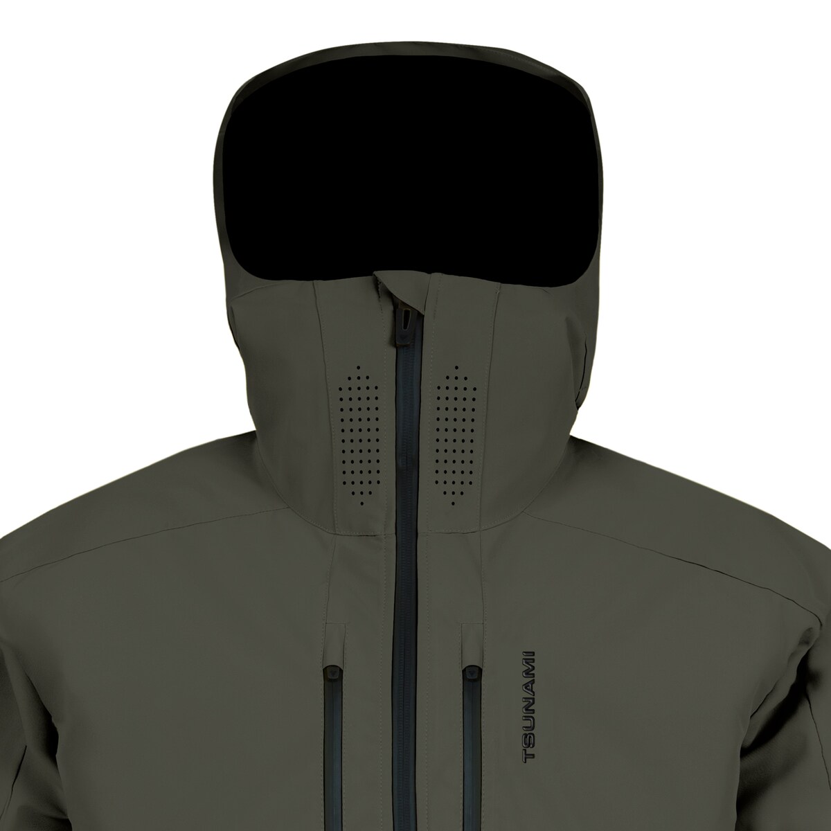 Casaco de Ski 3 Layers Tsunami Caqui-4