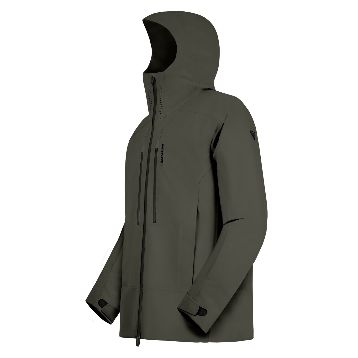 Casaco de Ski 3 Layers Tsunami Caqui-2
