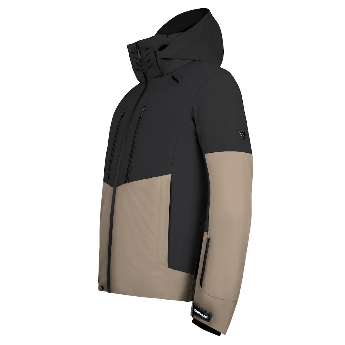 Casaco de Ski Speed Tsunami Preto-2