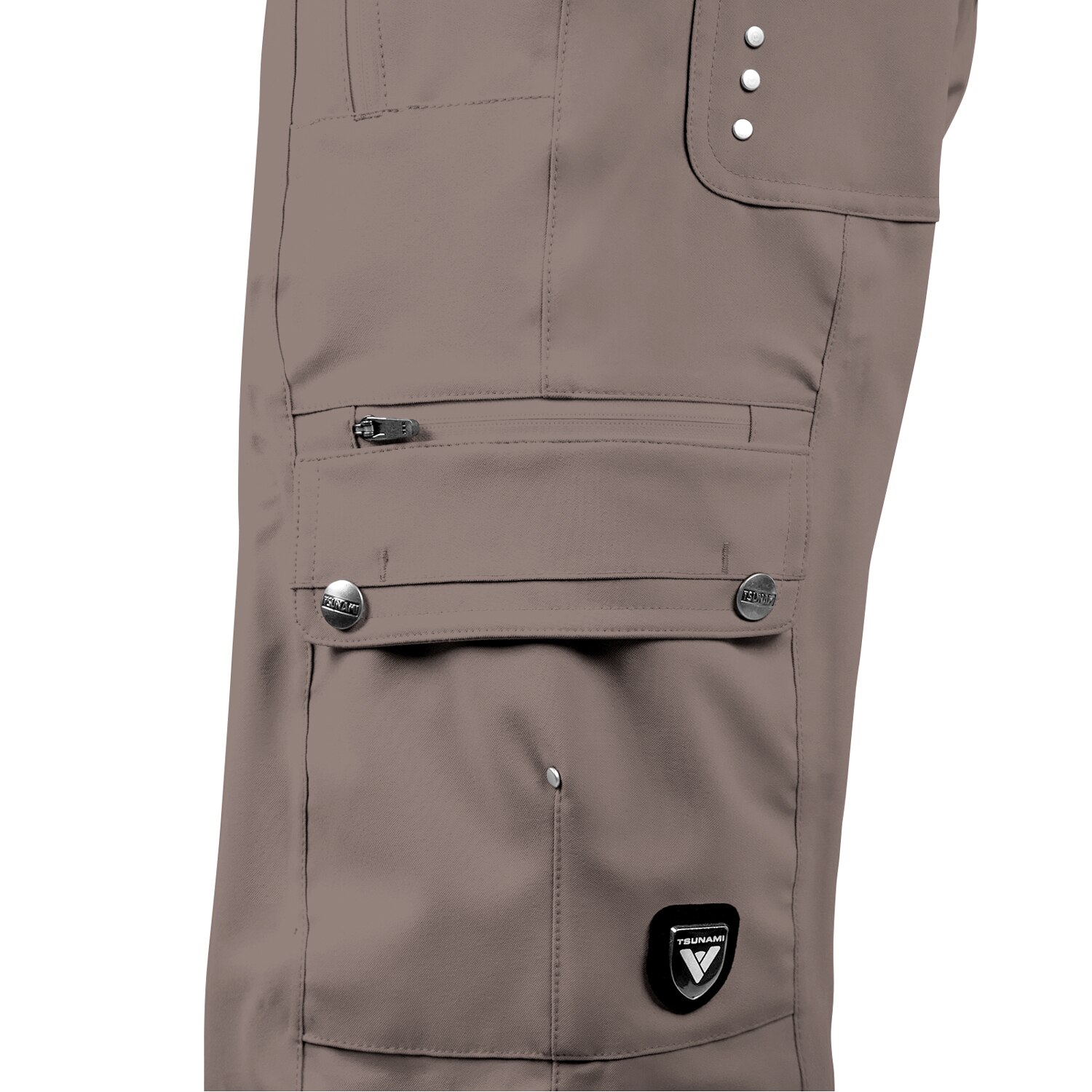 Calças Ski Cargo Tsunami Taupe-4