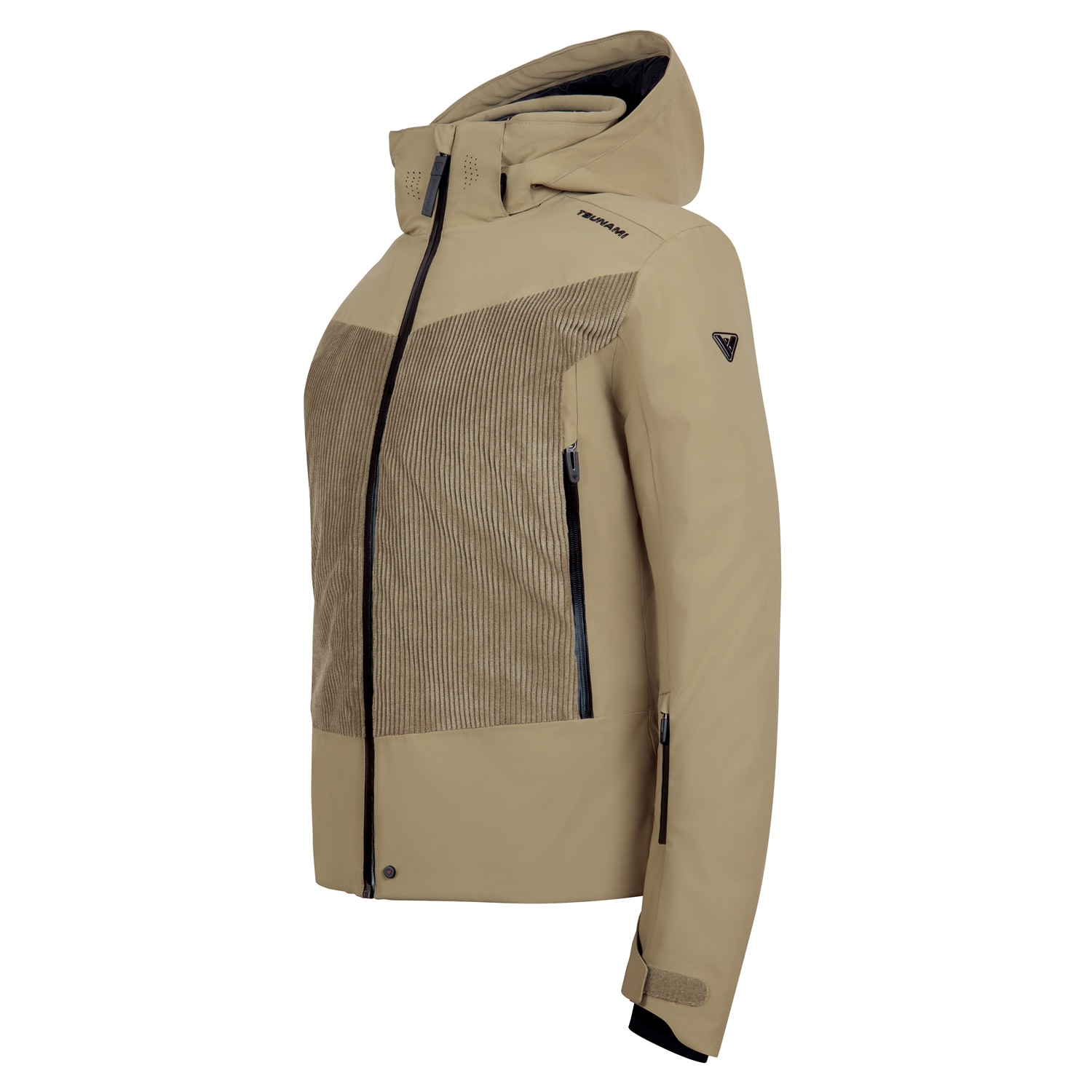 Casaco Ski Explorer de Bombazina Tsunami Taupe-2