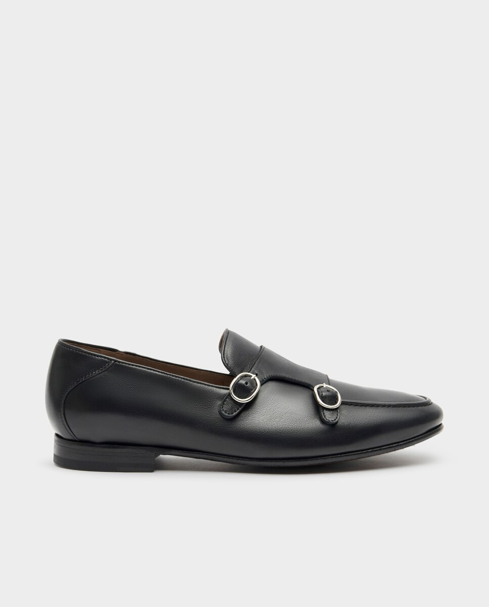 Imagem 0 de Sapatos Monk de Pele