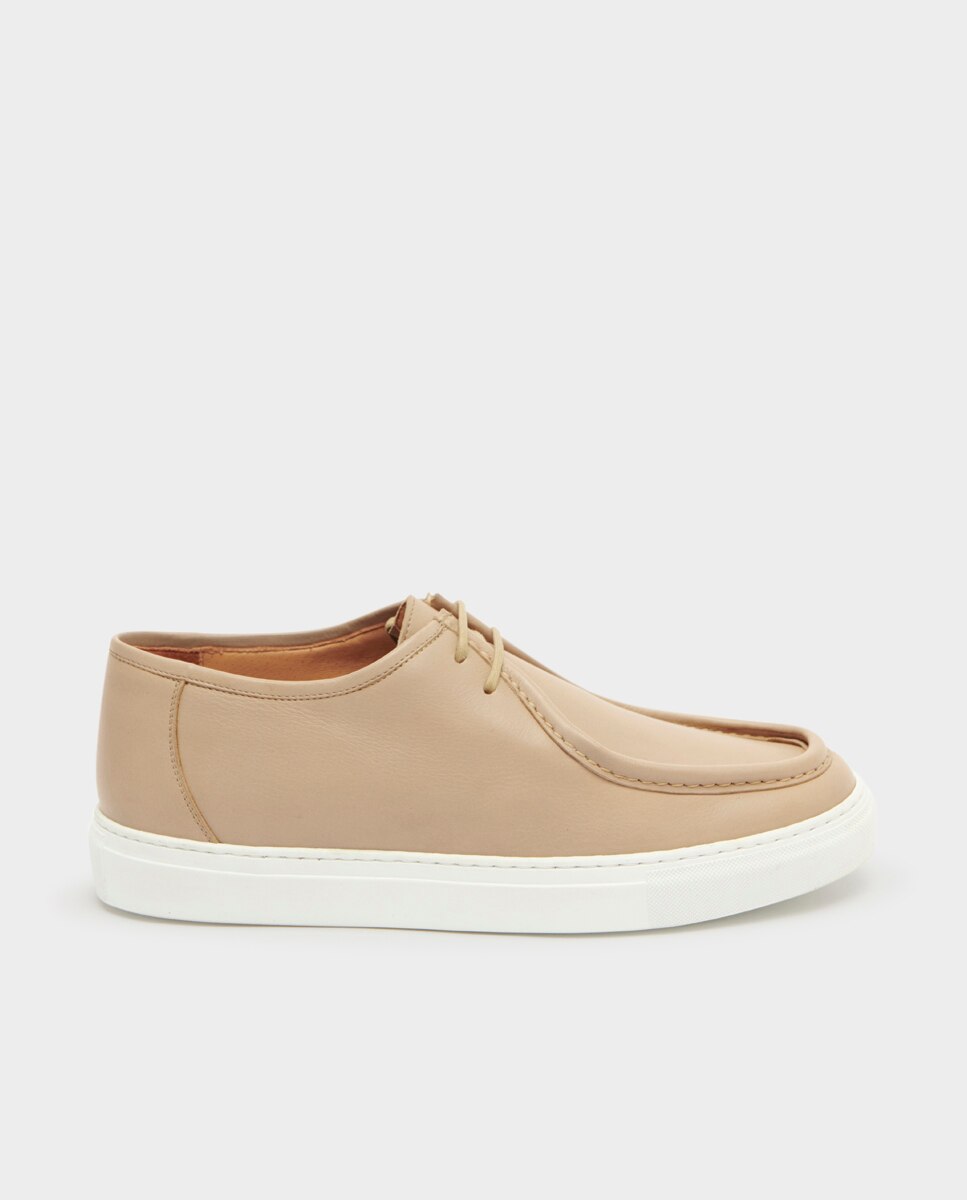 Imagem 0 de Sapatos Wallabee de Cordões em Pele