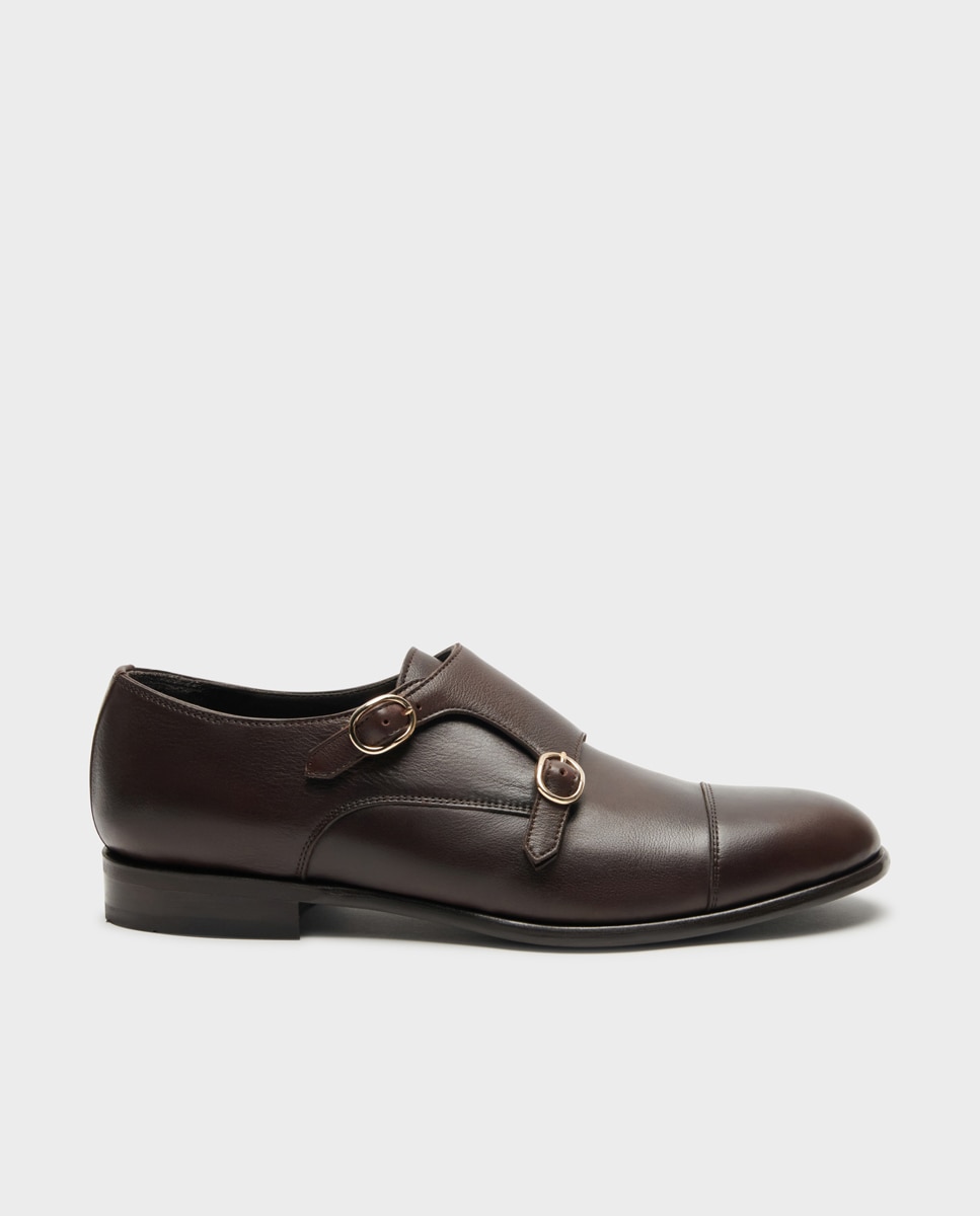 Imagem 0 de Sapatos Monk de Pele