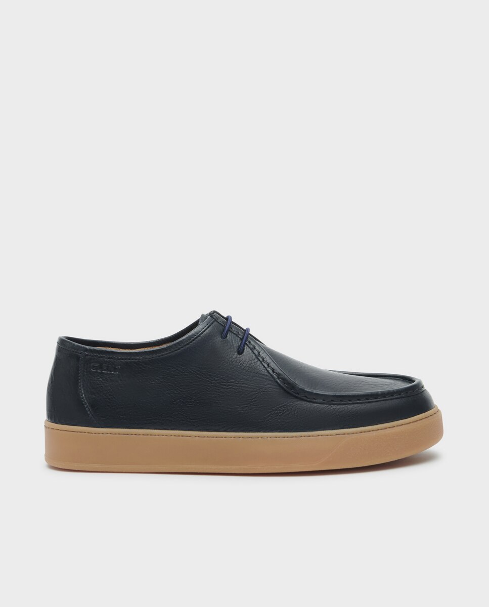 Imagem 0 de Sapatos Wallabee de Cordões em Pele