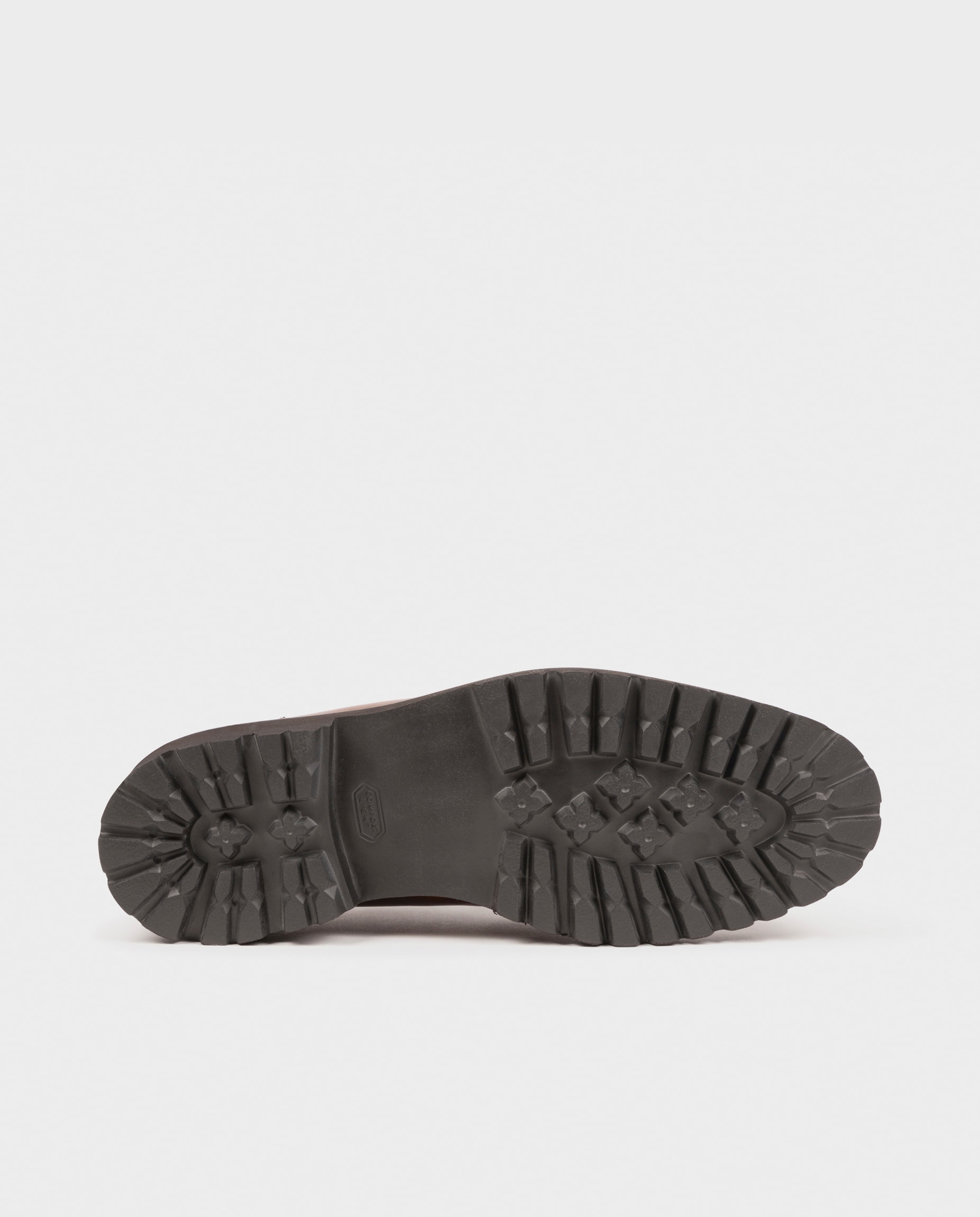 Bluchers de Pele com Sola Track Castanho-claro-5
