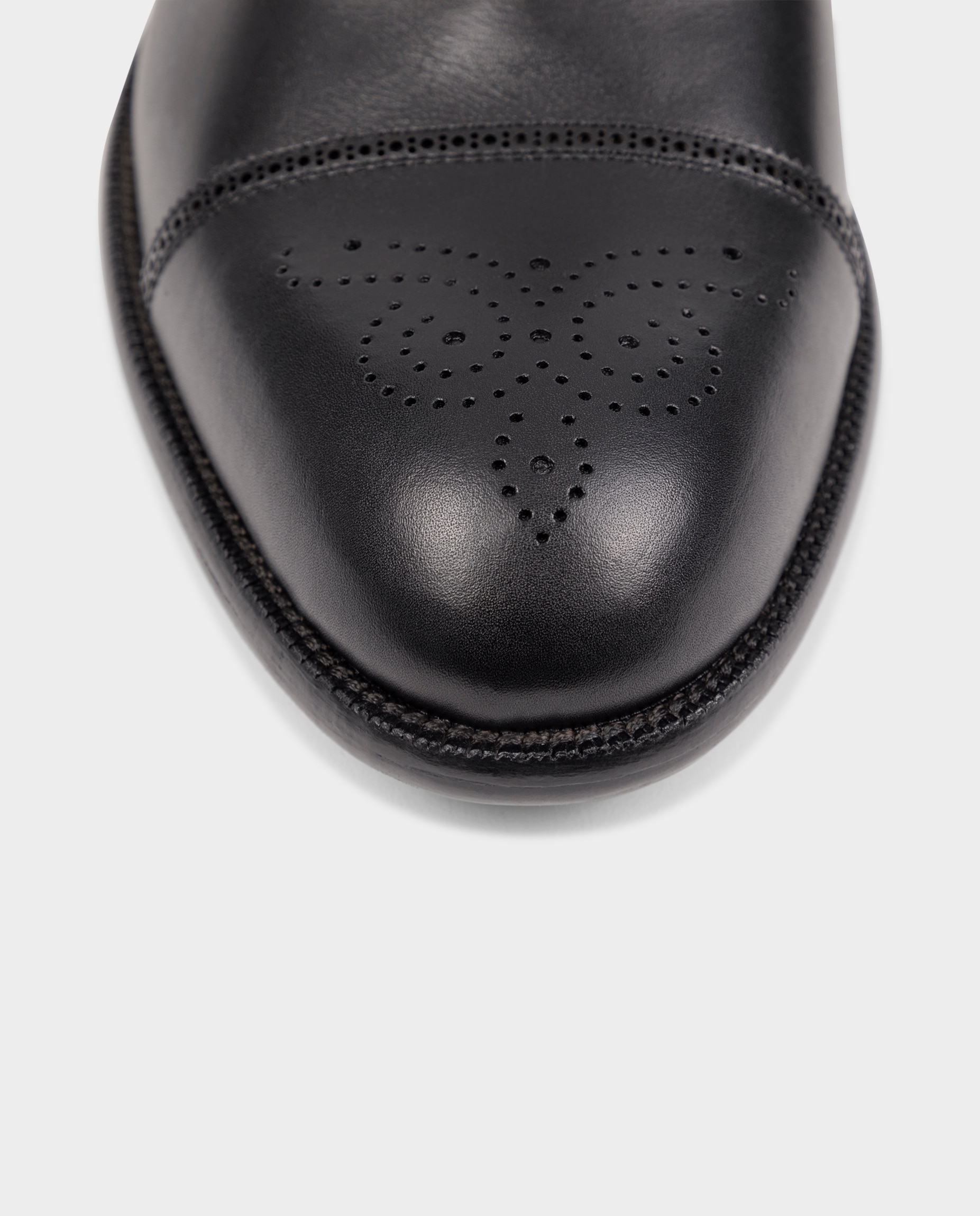 Sapatos Oxford de Pele Preto-4