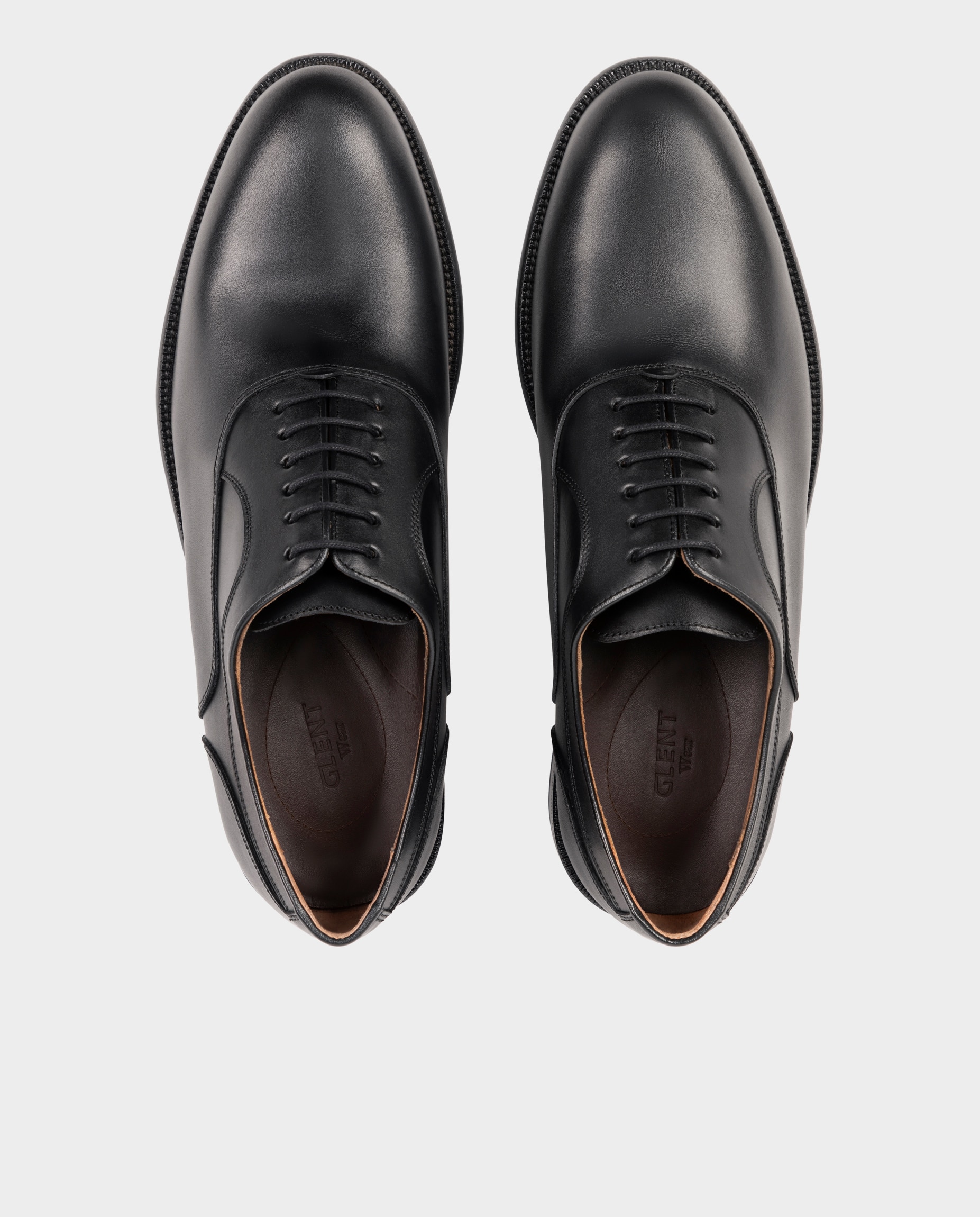 Sapatos Oxford de Pele Preto-3