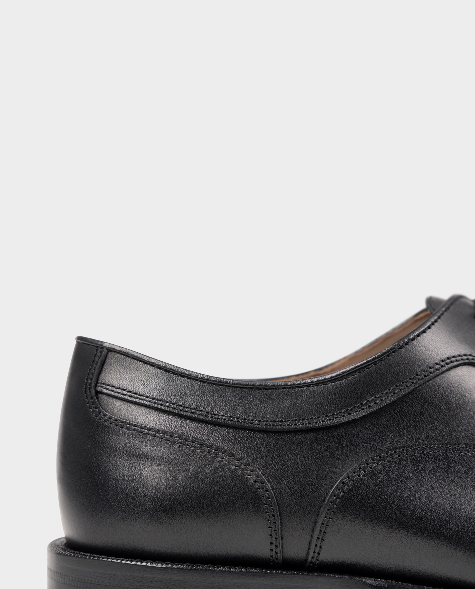 Sapatos Oxford de Pele Preto-4