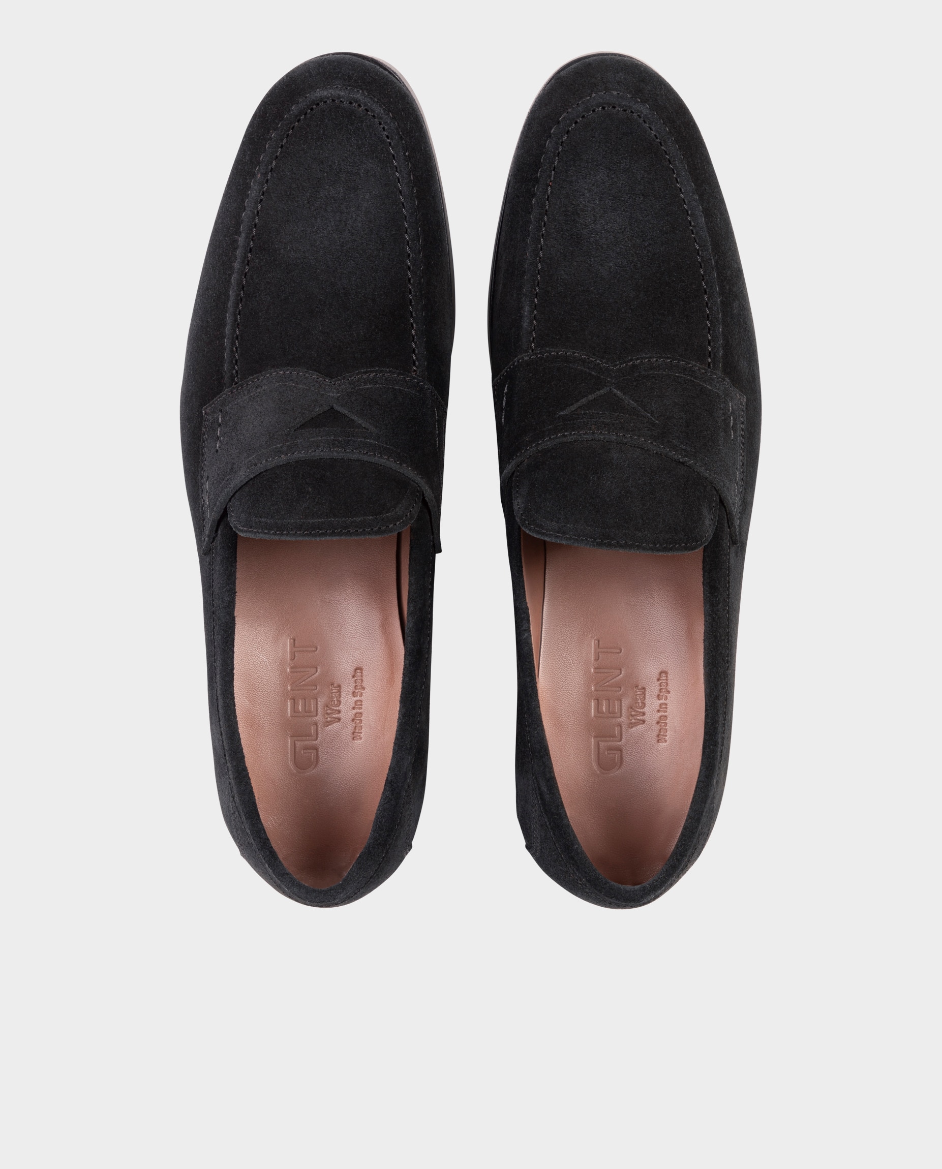 Mocassins de Pele com Travessão Preto-3