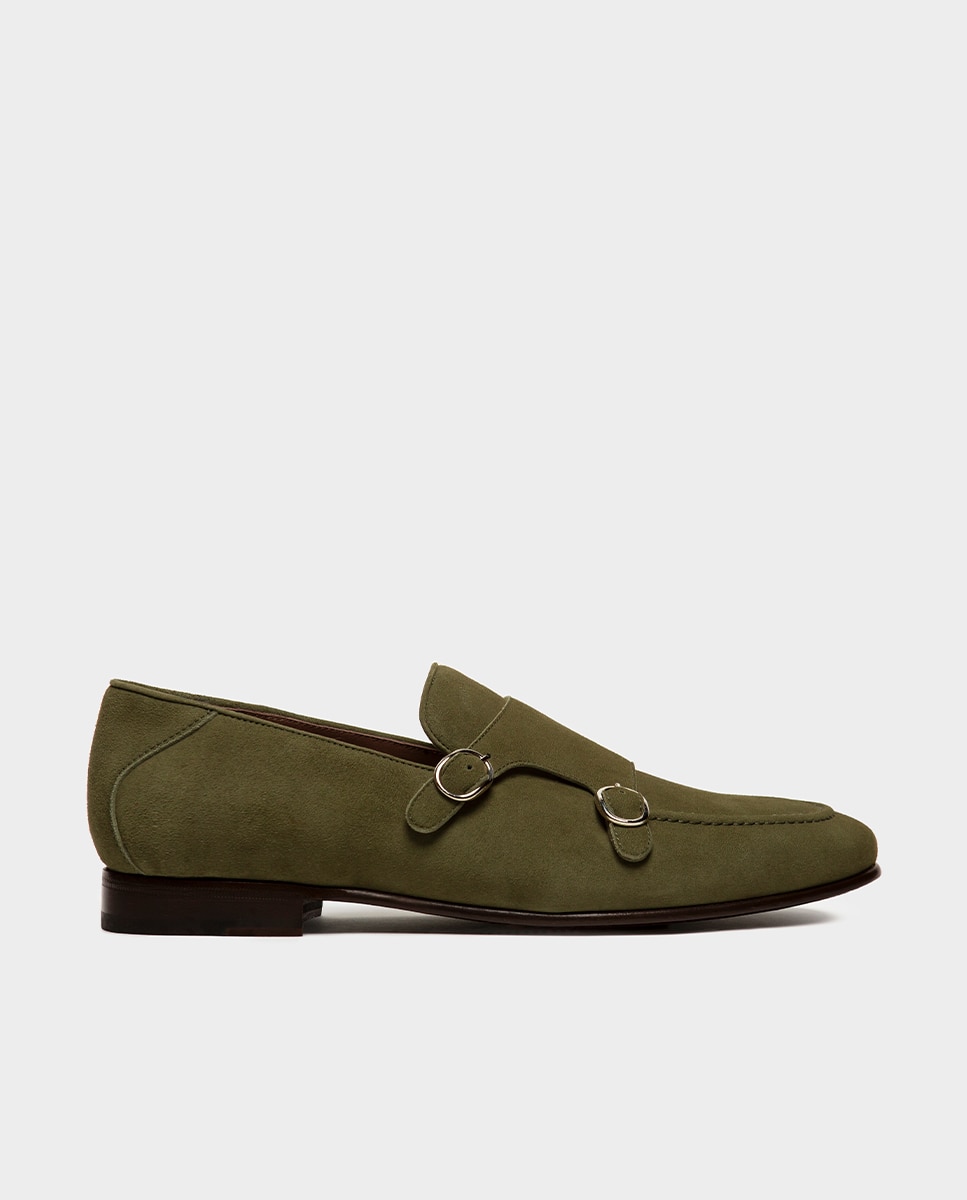 Imagem 0 de Sapatos Monk de Pele
