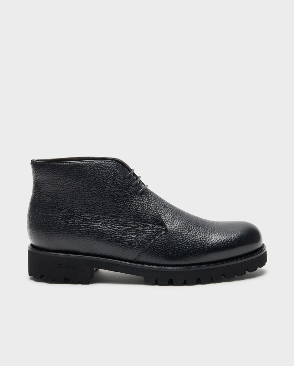 Imagem 0 de Botins de Pele com Sola Track