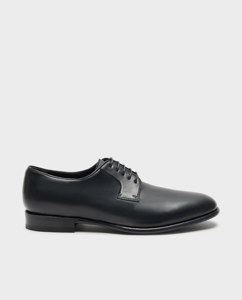 Imagem 0 de Sapatos de Cordões em Pele com Largura Especial