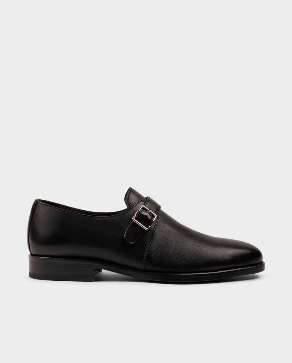 Imagem 0 de Sapatos Monk de Pele com Largura Especial