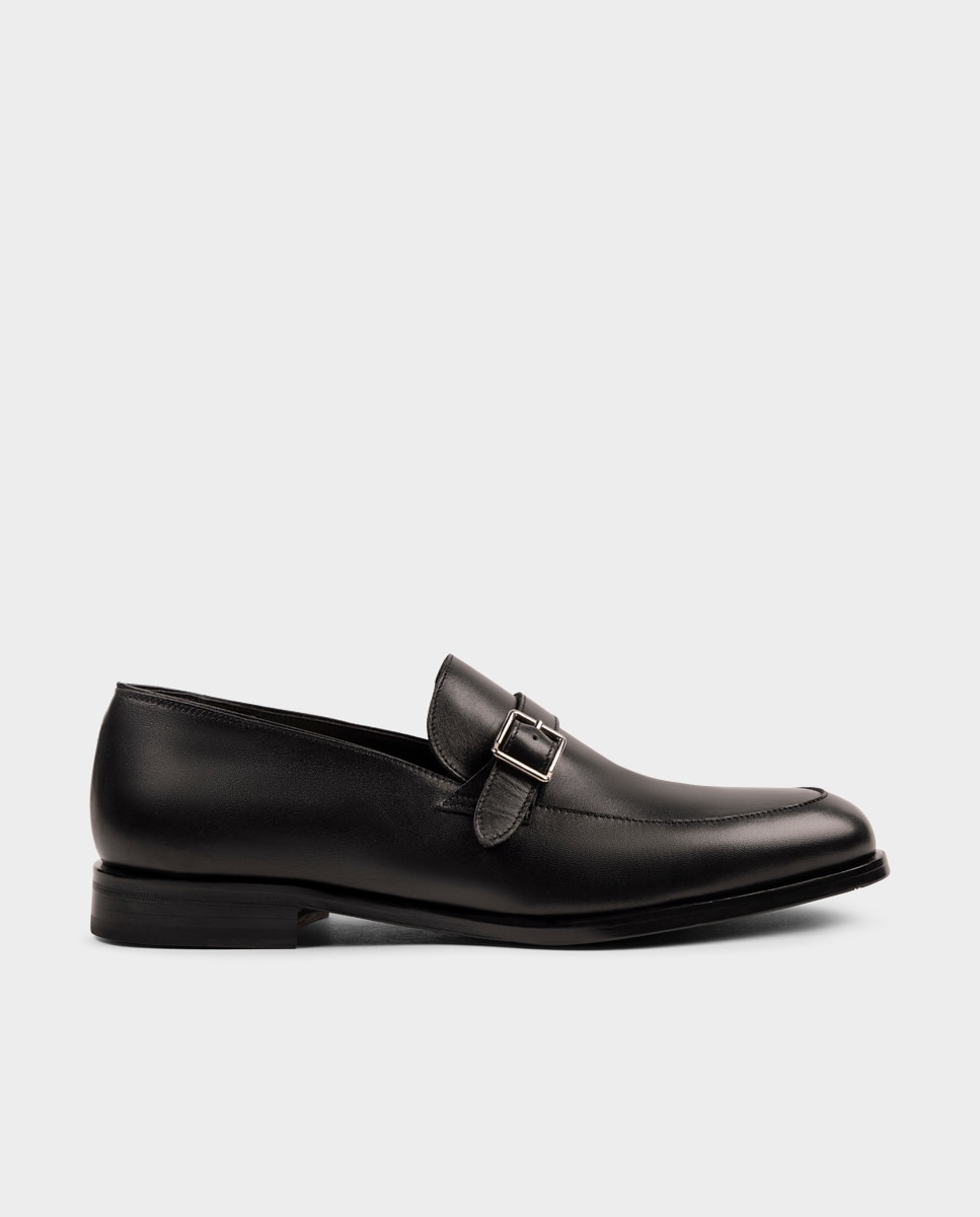 Imagem 0 de Sapatos Monk de Pele
