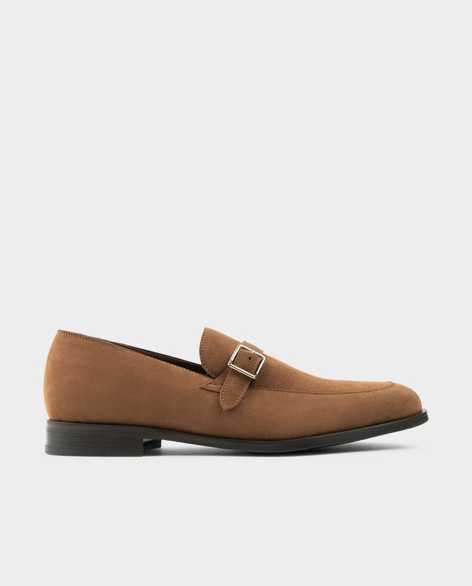 Imagem 0 de Sapatos Monk de Pele