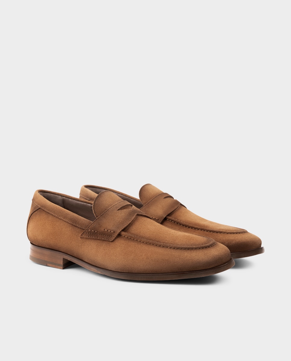 Mocassins de Pele com Travessão Couro-2