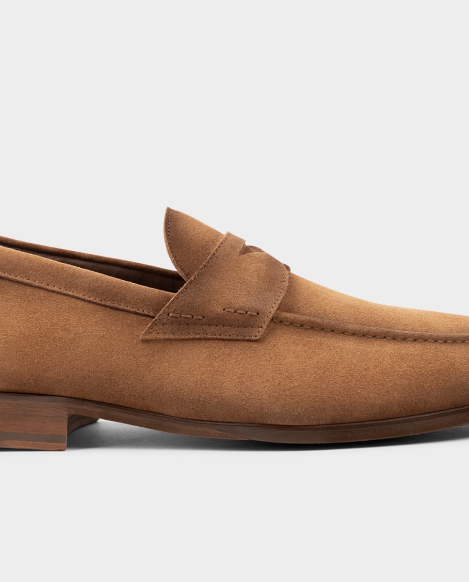Mocassins de Pele com Travessão Couro-3