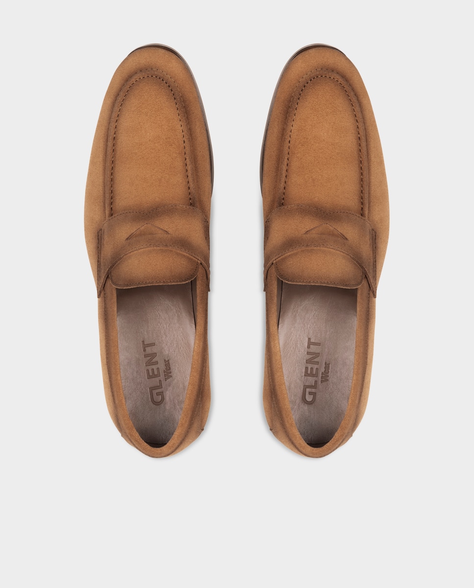 Mocassins de Pele com Travessão Couro-4