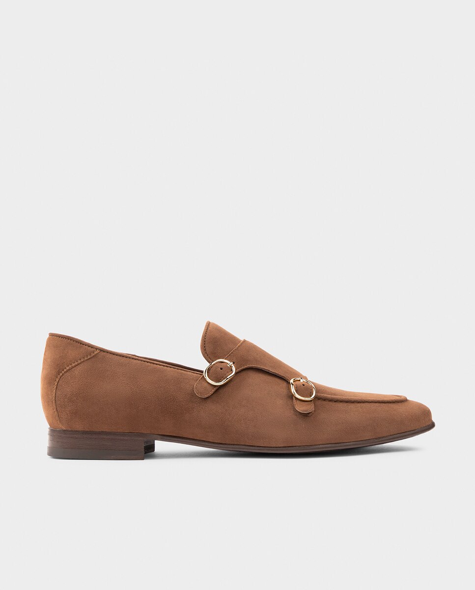 Imagem 0 de Sapatos Monk de Pele