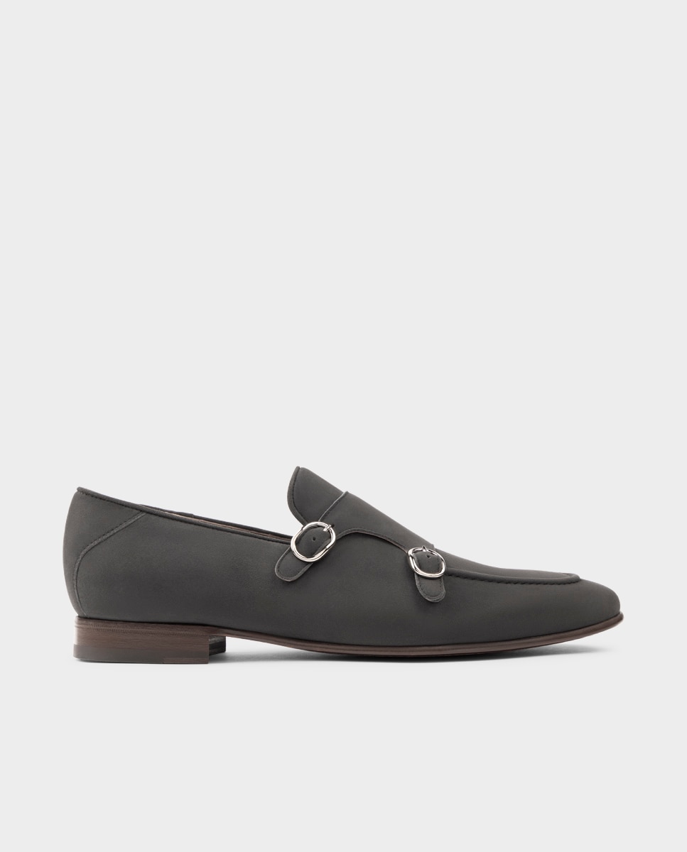 Imagem 0 de Sapatos Monk de Pele