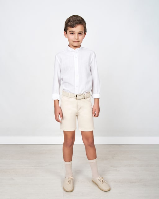 Imagem 0 de Bermudas para Bebé em Tecido Gabardina
