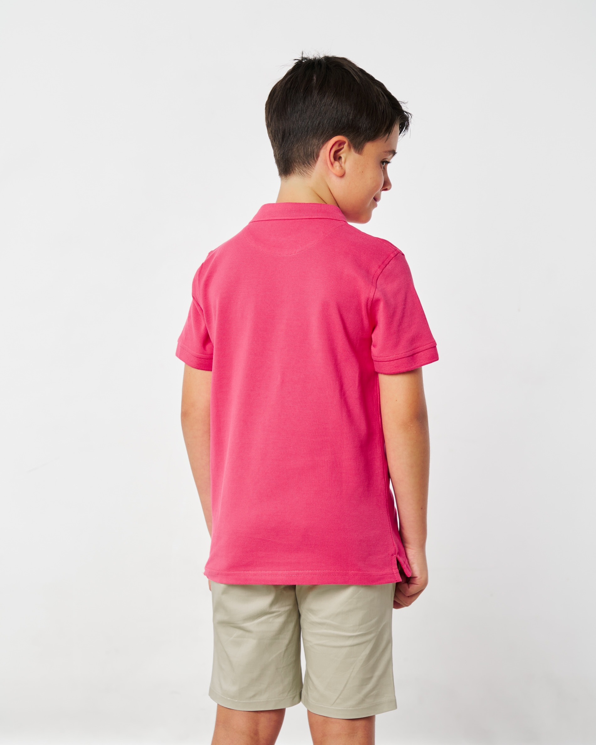 Polo Piqué Spagnolo Coral-3