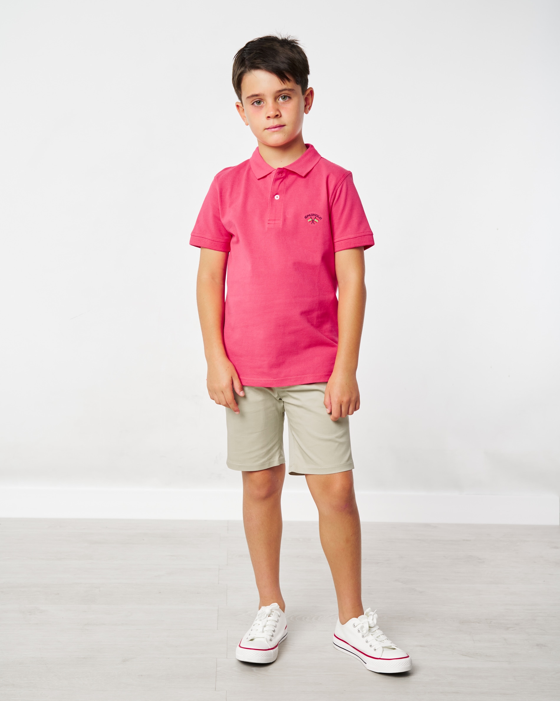 Polo Piqué Spagnolo Coral-4