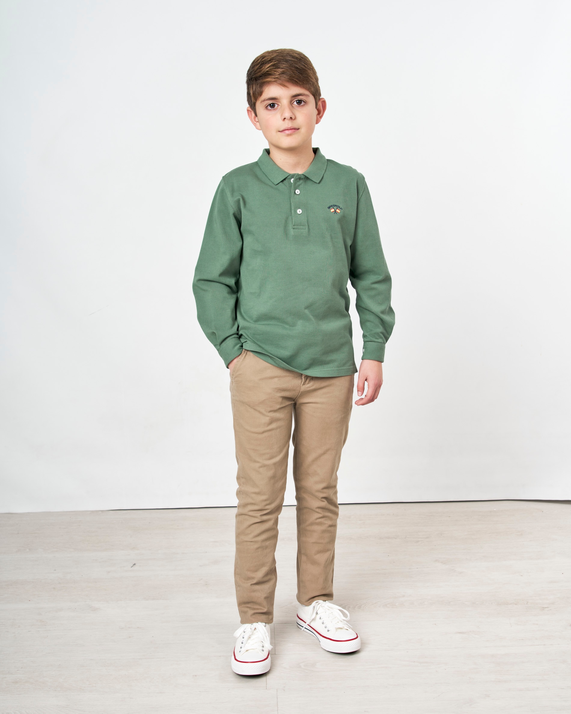 Imagem 0 de Polo Infantil de Manga Comprida