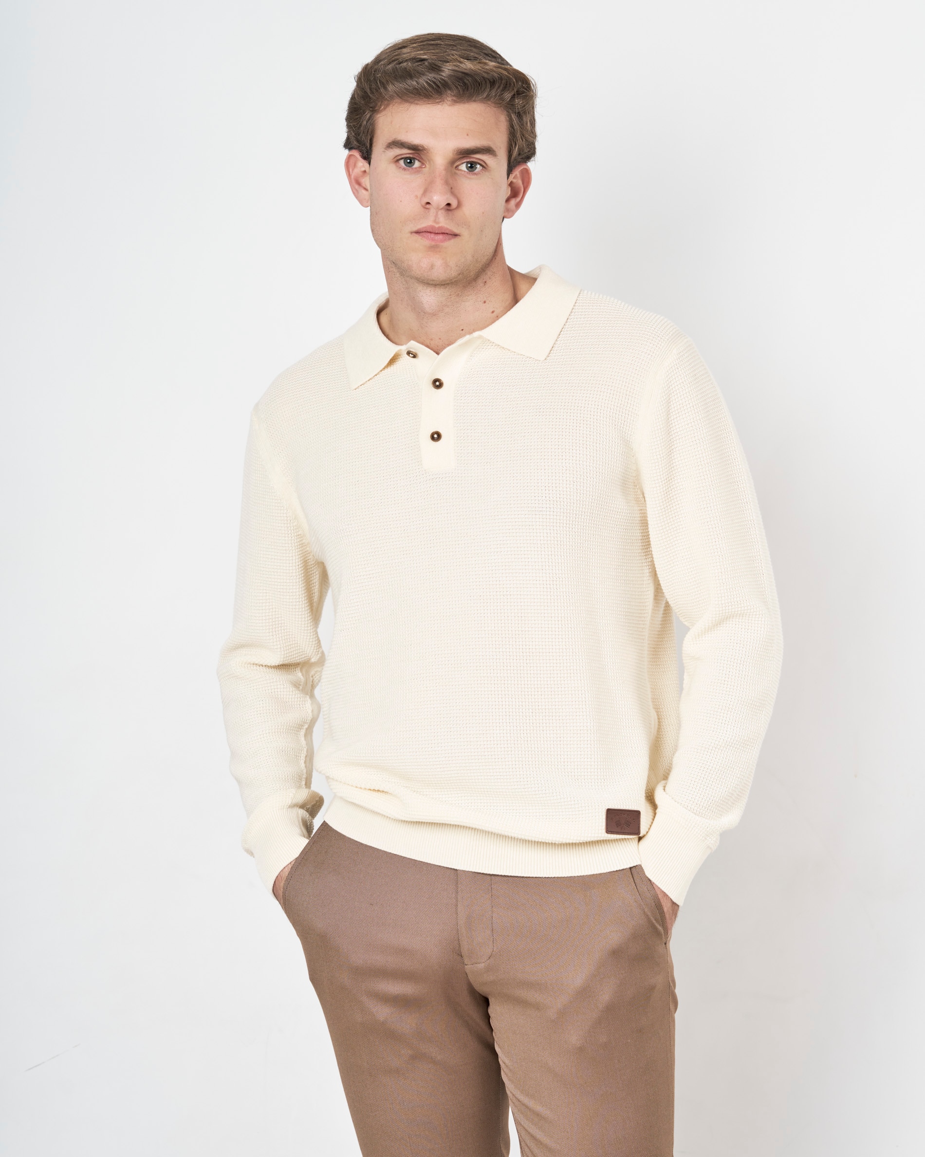 Imagem 0 de Camisola com Gola de Botões