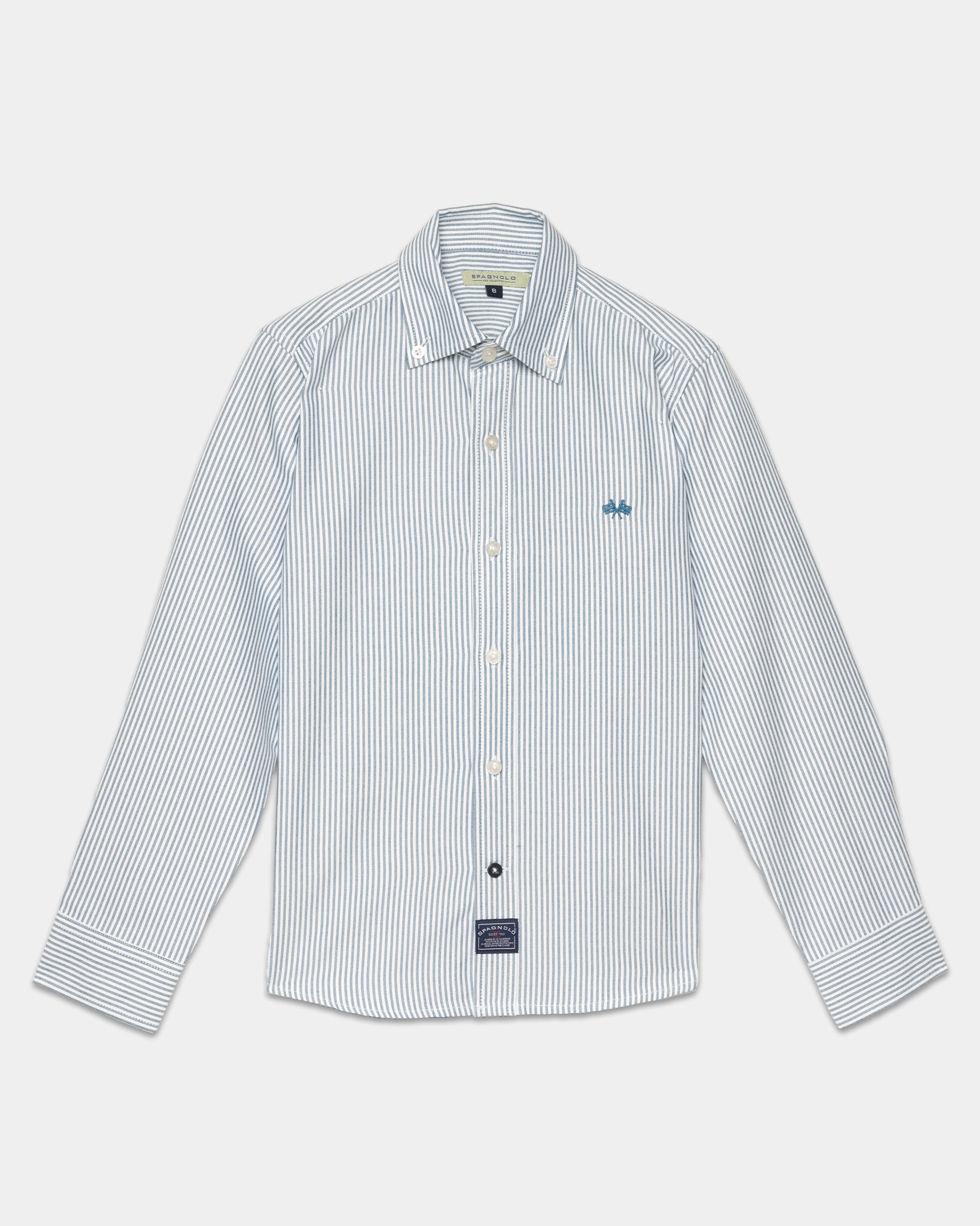 Imagem 0 de Camisa Oxford Infantil Às Riscas