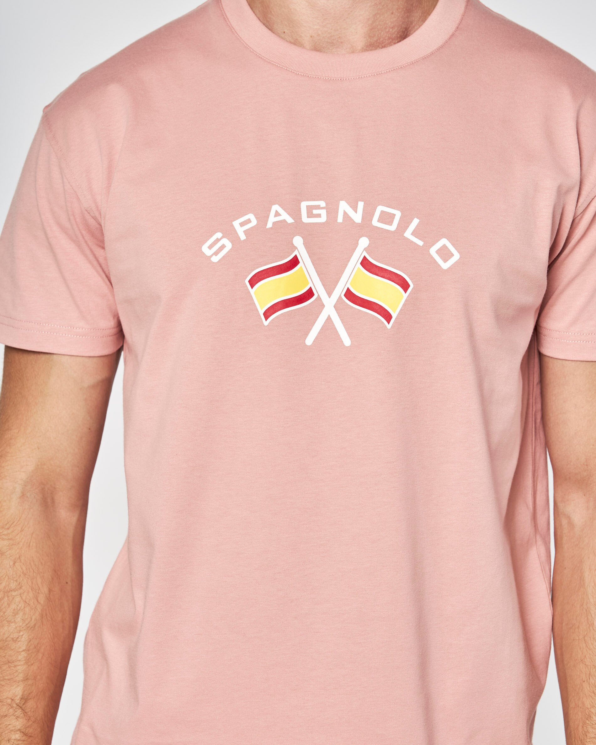 T-shirt de Malha Banderas Bege-2