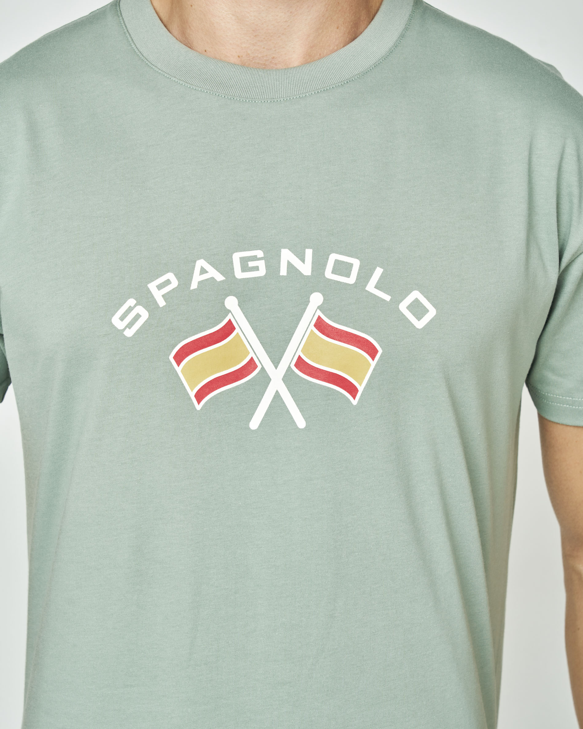 T-shirt de Malha Banderas Verde-claro-2