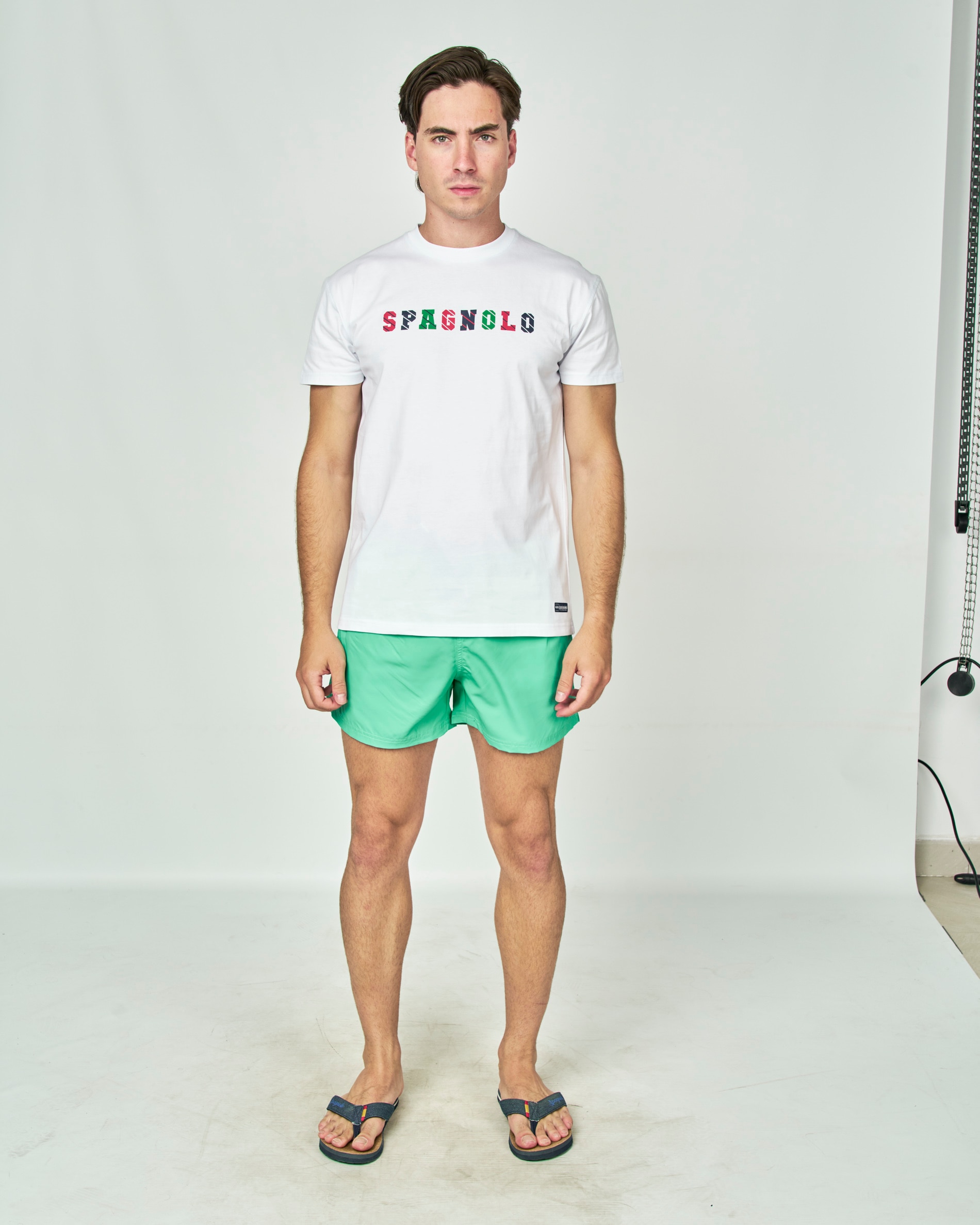 T-shirt Spagnolo em Cores Branco-4