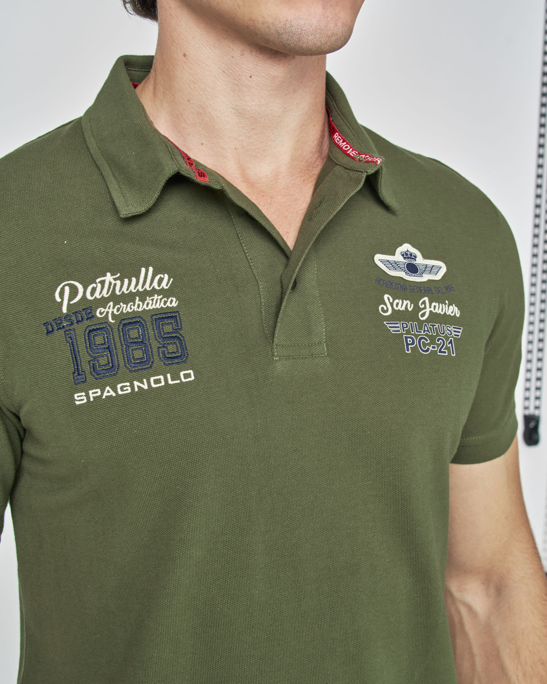 Polo Piqué Patrulla Aguila Verde-militar-2