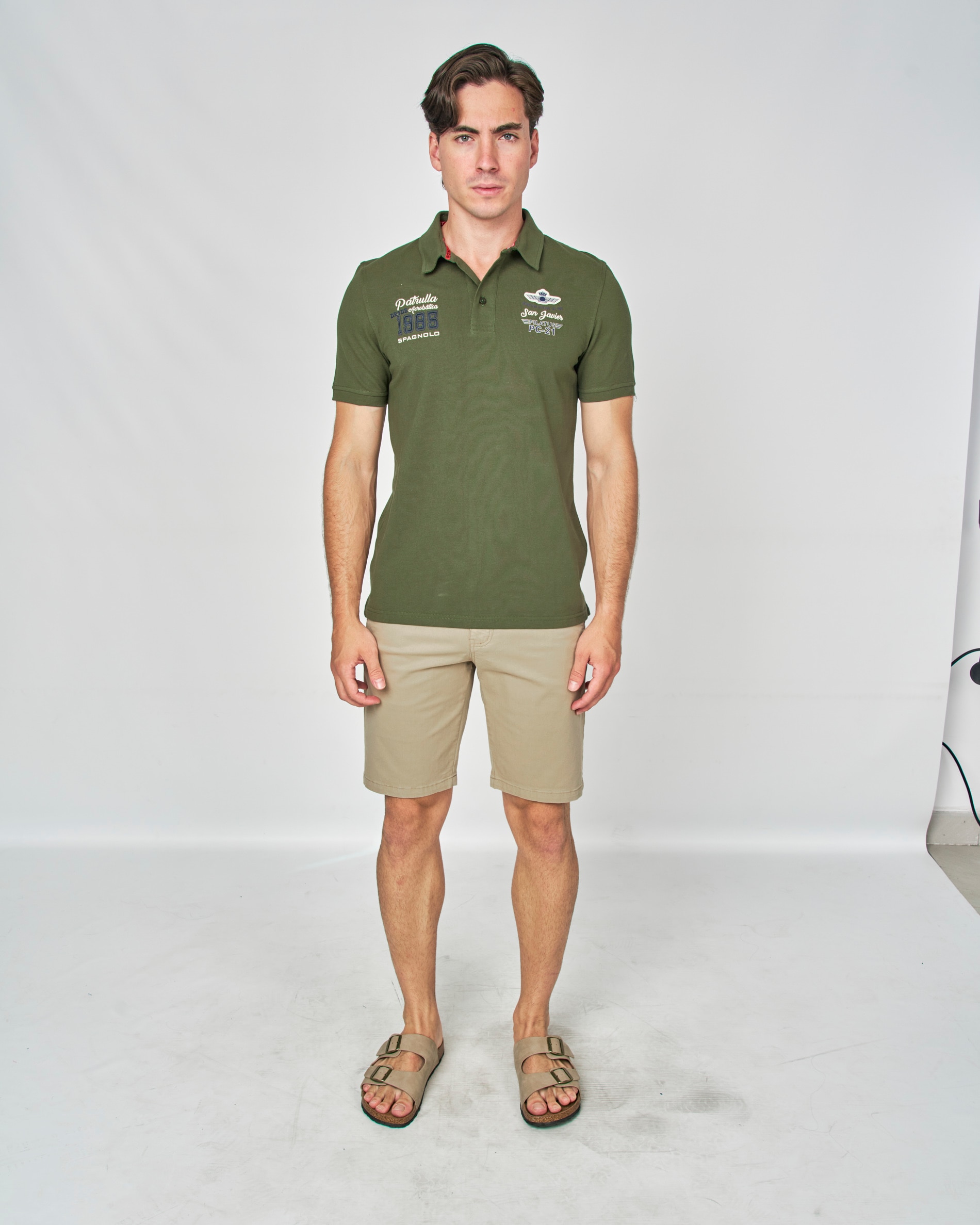 Polo Piqué Patrulla Aguila Verde-militar-4