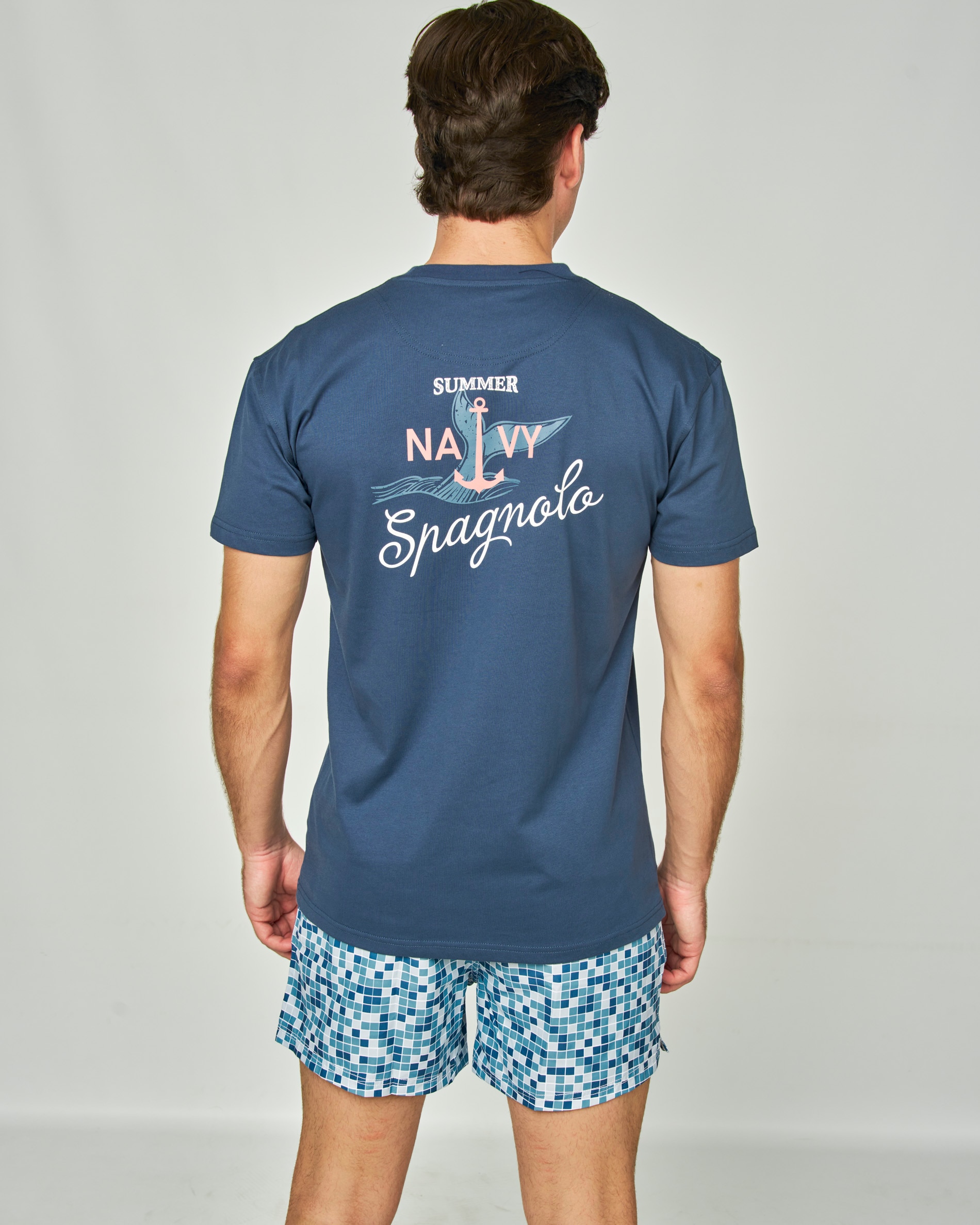 T-shirt Navy Summer Azul-fumado-3