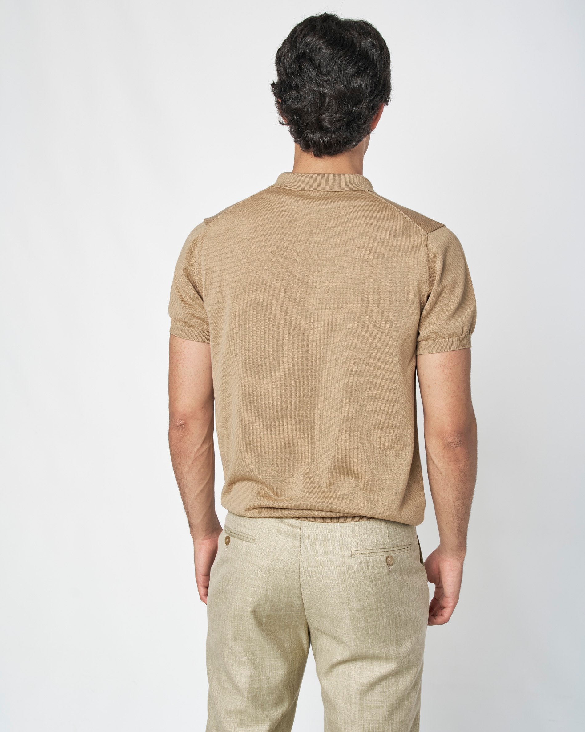 Polo de Malha com Estrutura Liso Vison-3